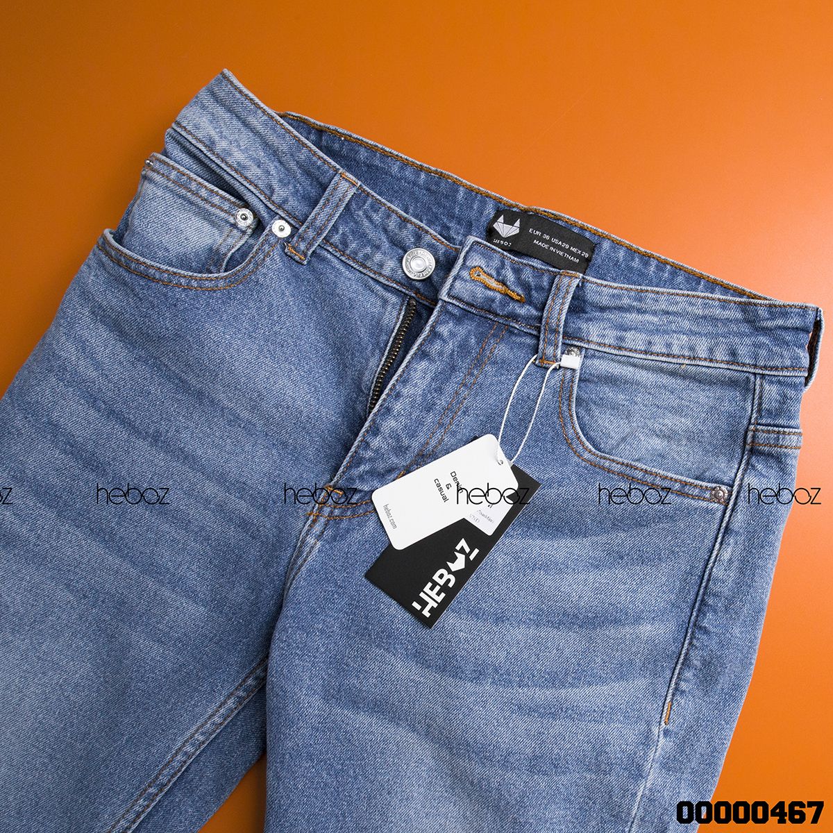 Quần jean HB slim 007(xanhđậm)