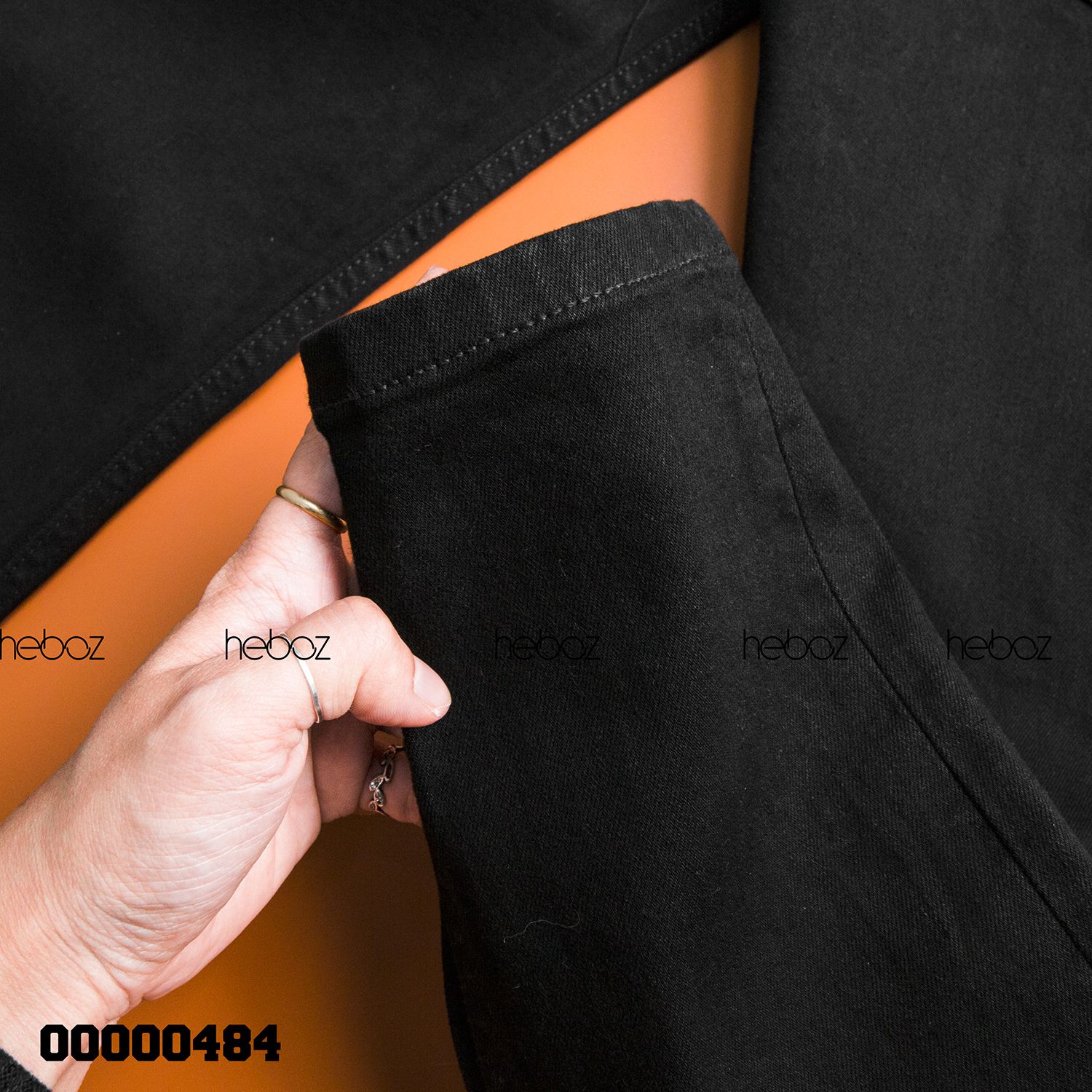 Quần jean HB slim 014(đen rách)