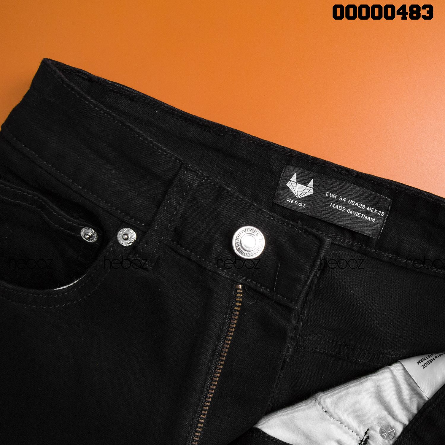Quần jean HB slim 013 (đen)