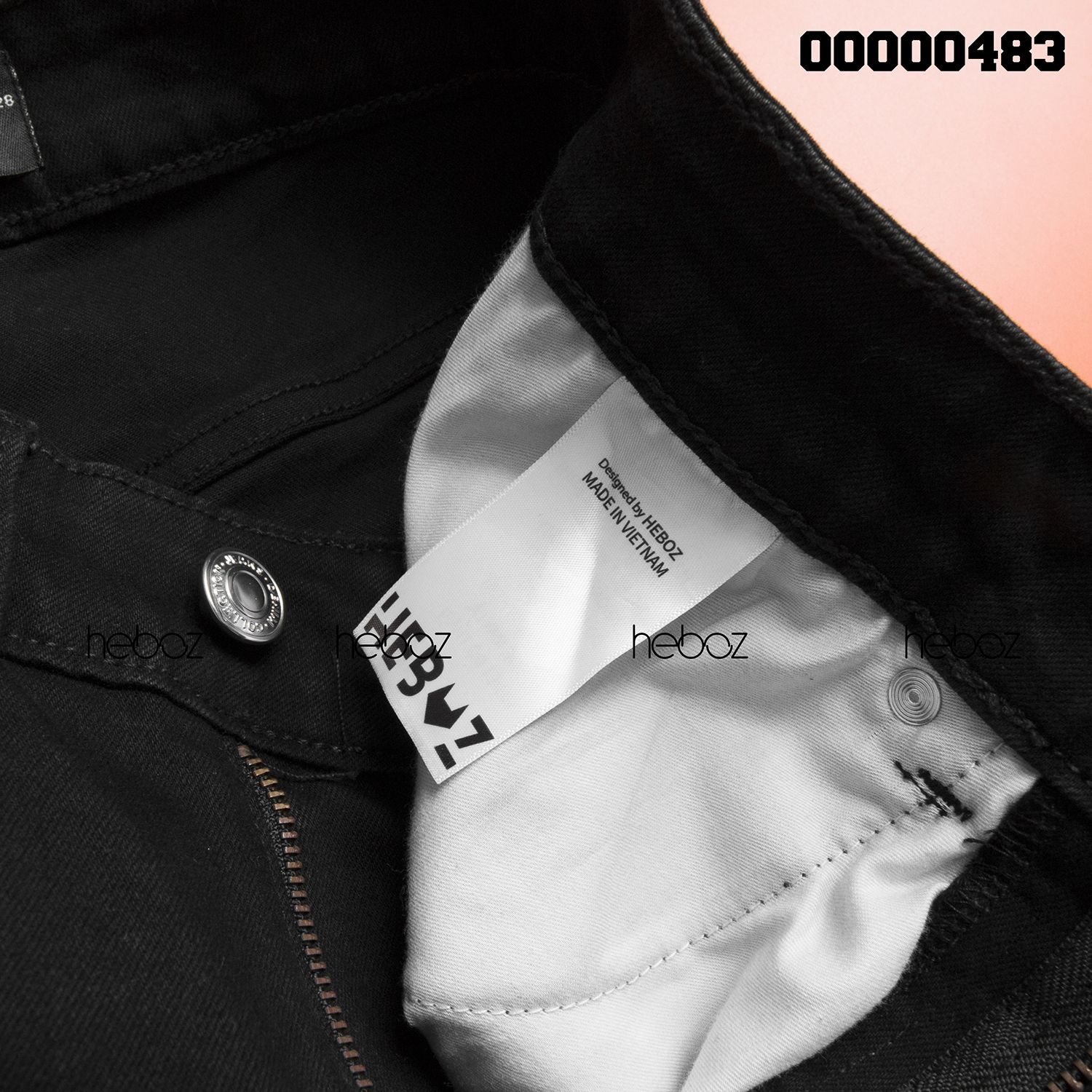 Quần jean HB slim 013 (đen)
