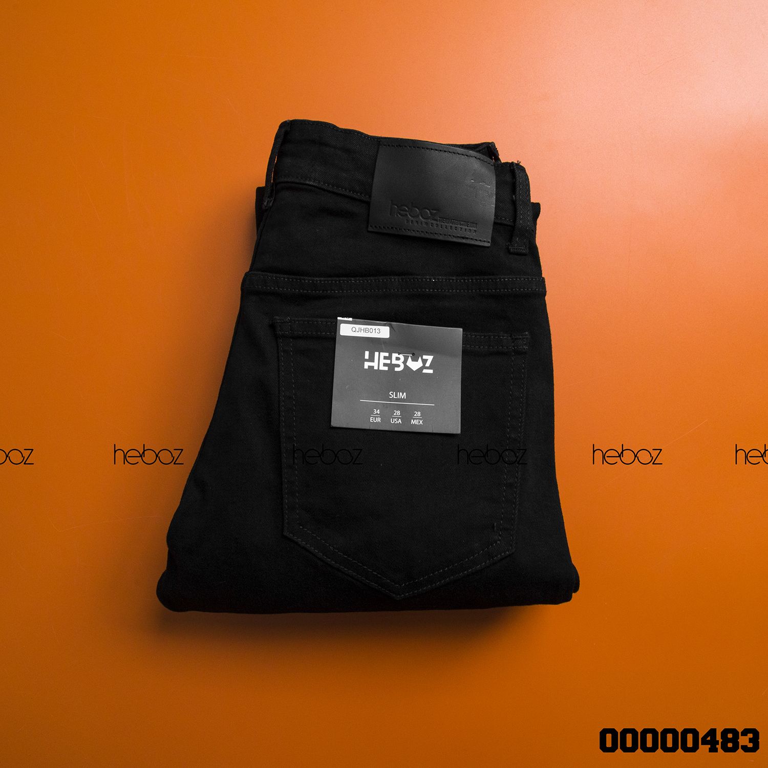 Quần jean HB slim 013 (đen)