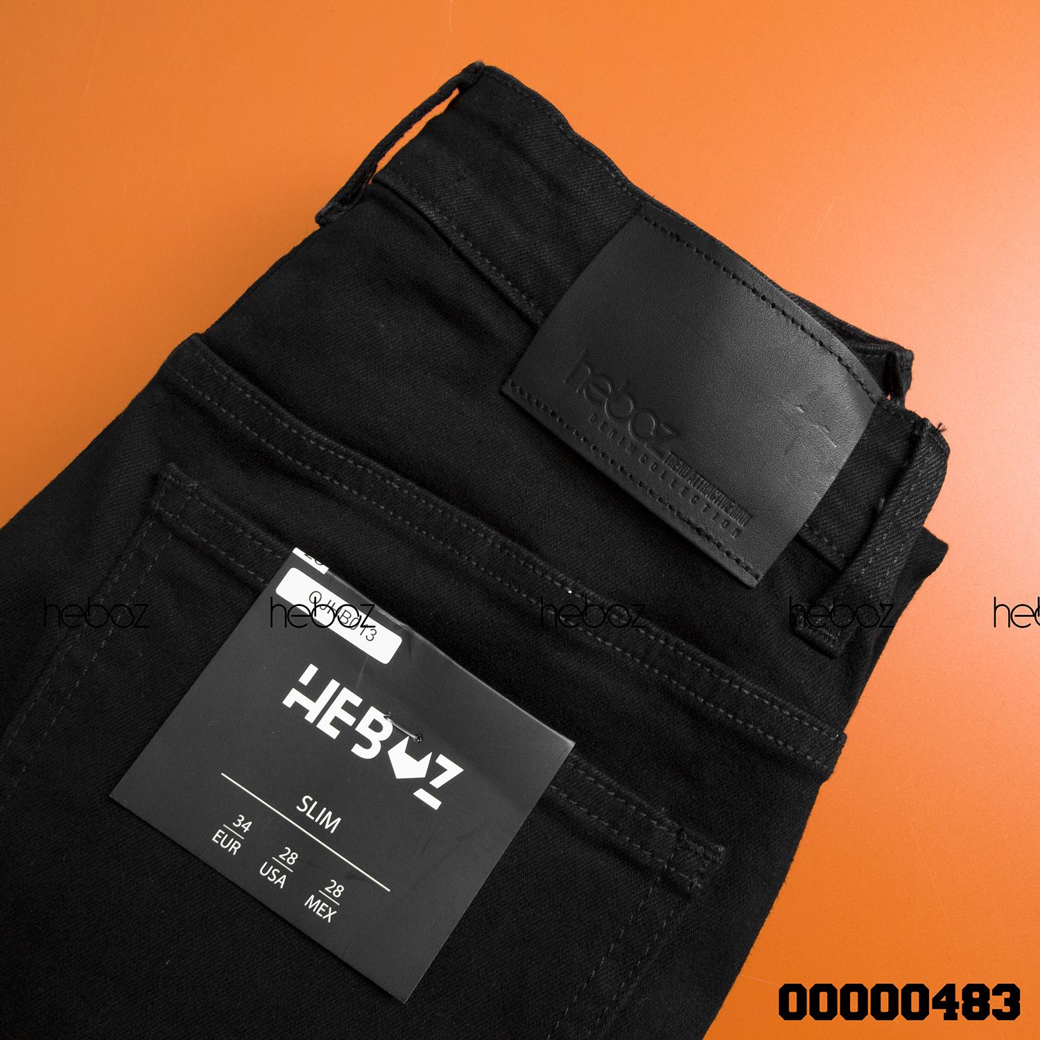 Quần jean HB slim 013 (đen)