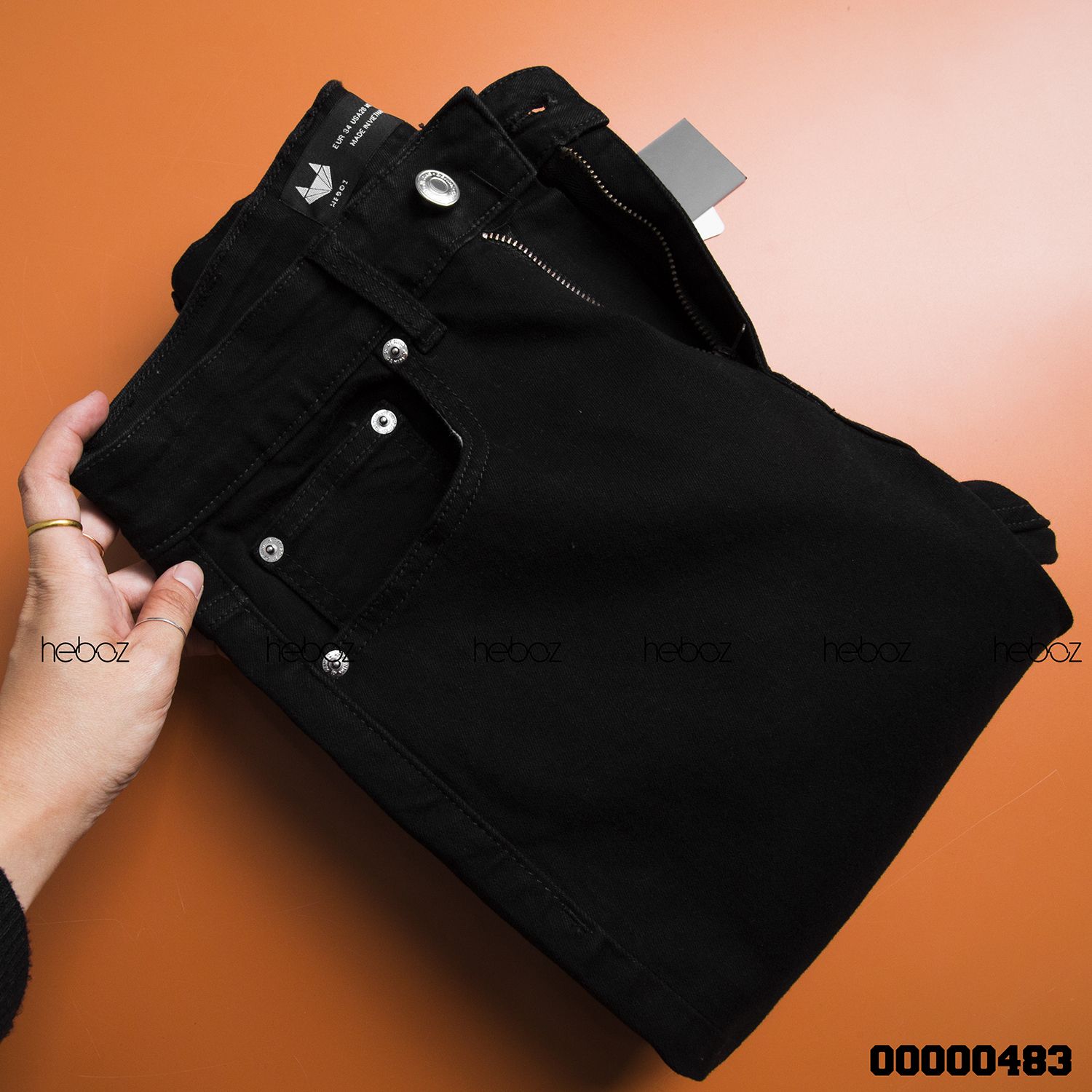 Quần jean HB slim 013 (đen)