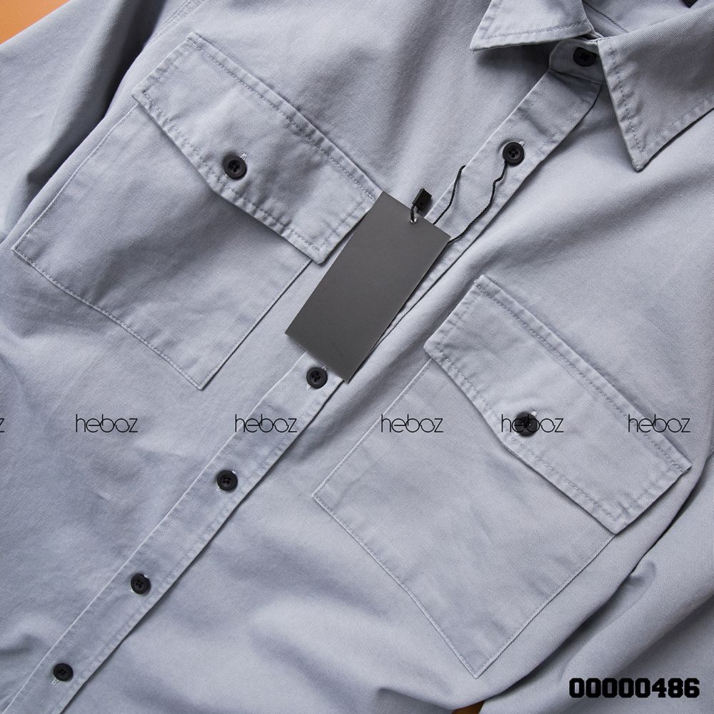 Áo denim Heboz 2 túi 5M new