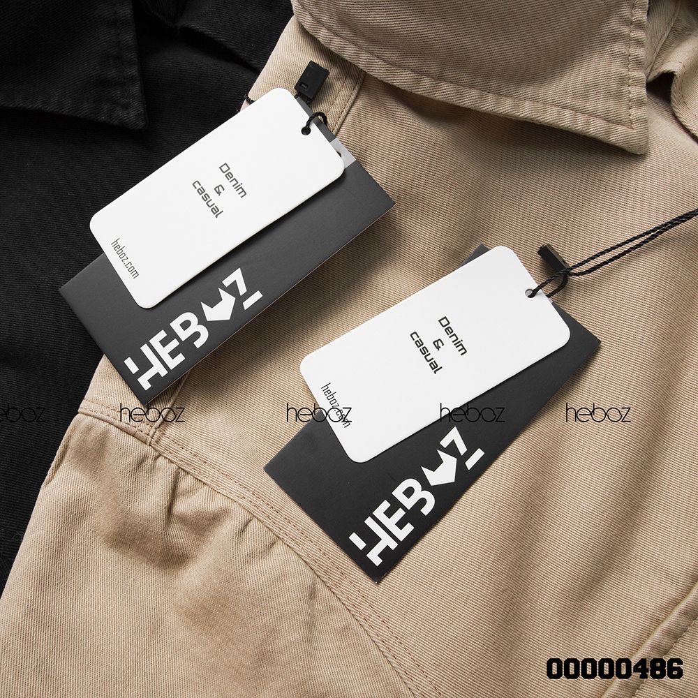 Áo denim Heboz 2 túi 5M new