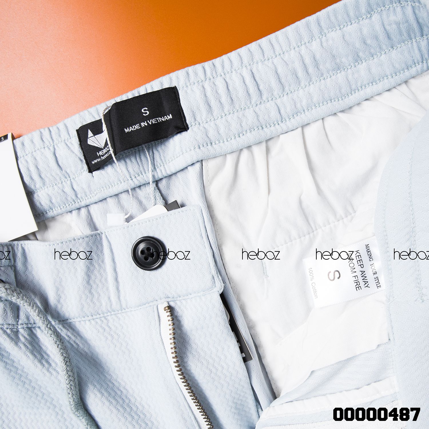 Quần short thun Heboz 4M(xốp) - 00000487