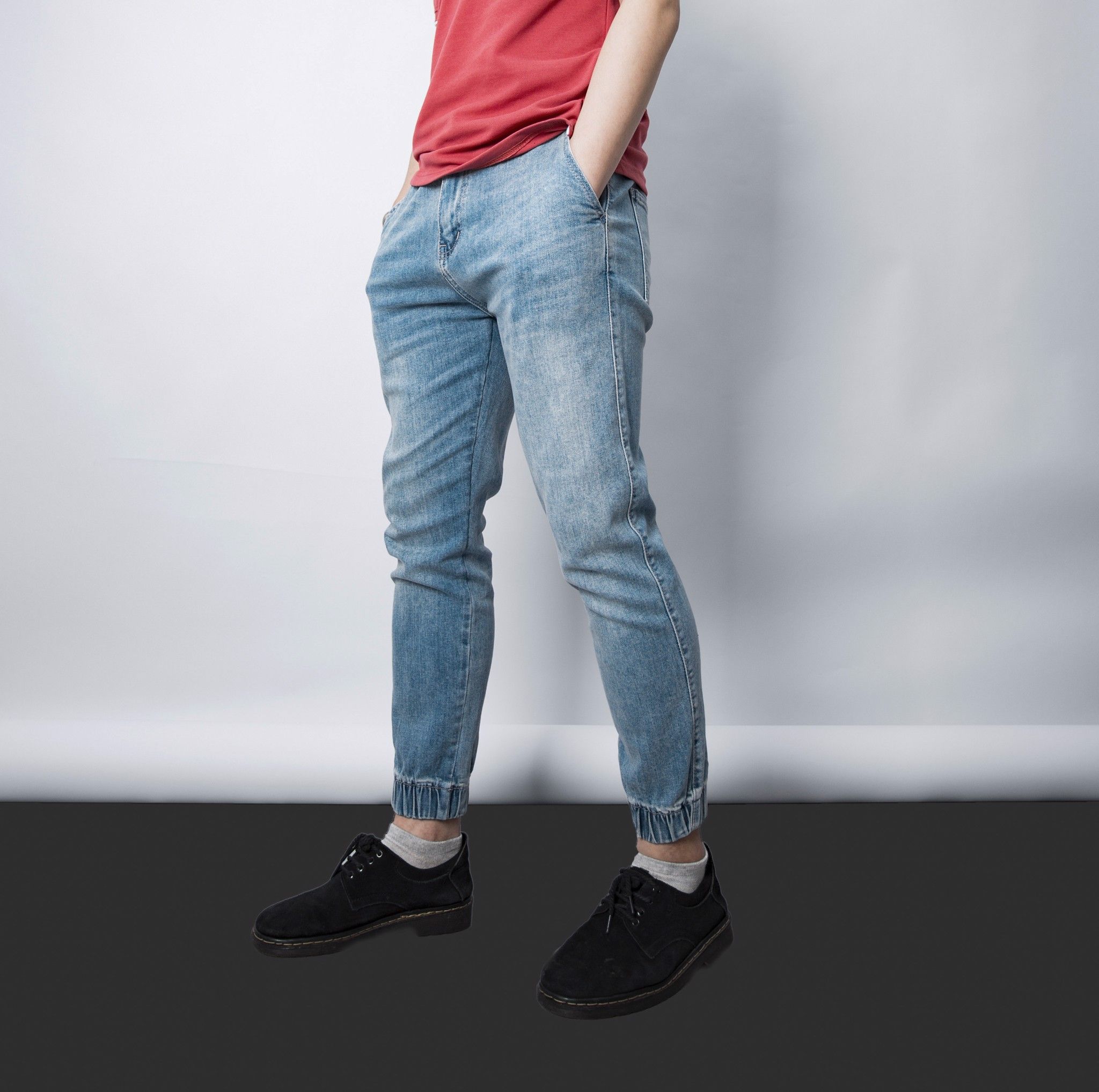 Quần jogger jean Heboz 2M