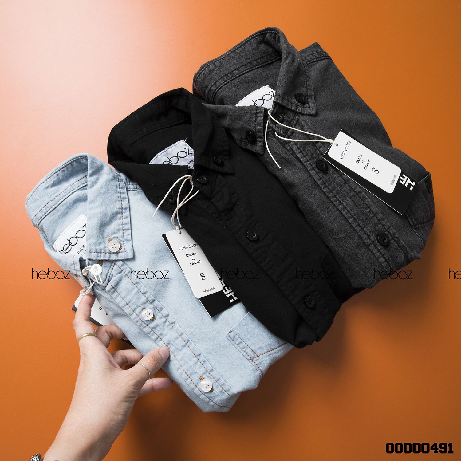 Áo denim NT HB 3M