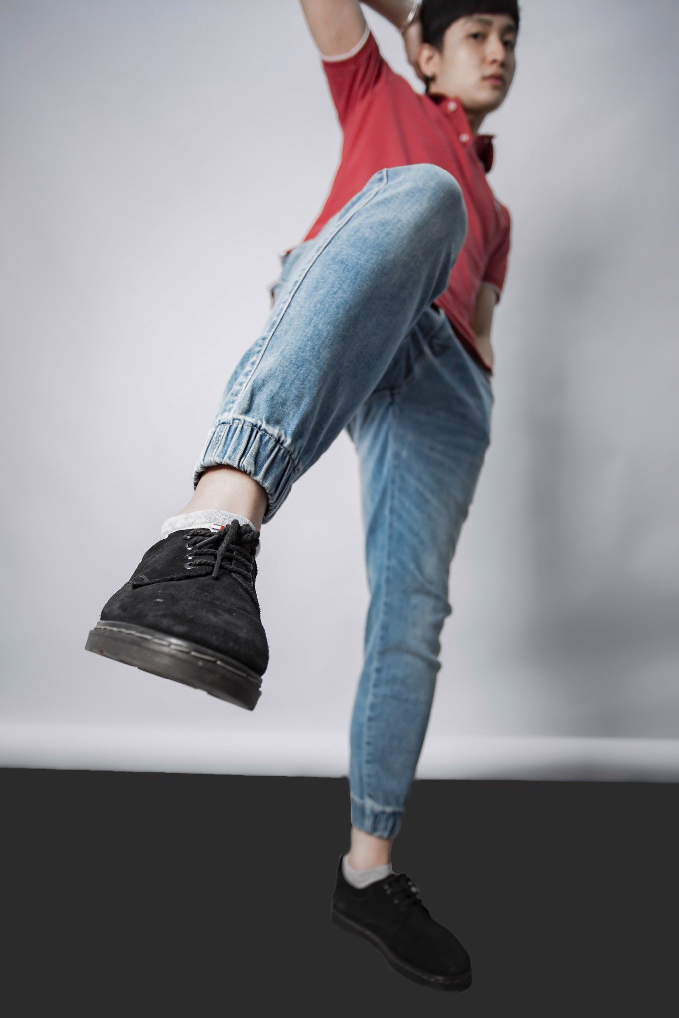 Quần jogger jean Heboz 2M
