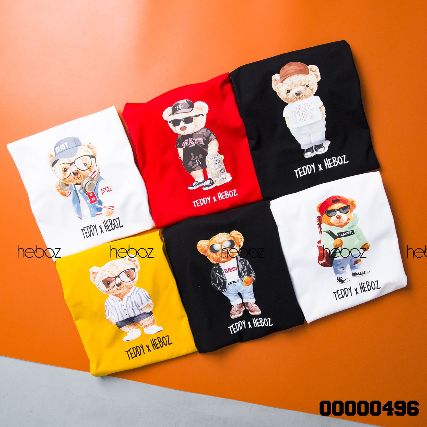 Áo thun HeBoz teddy 6M
