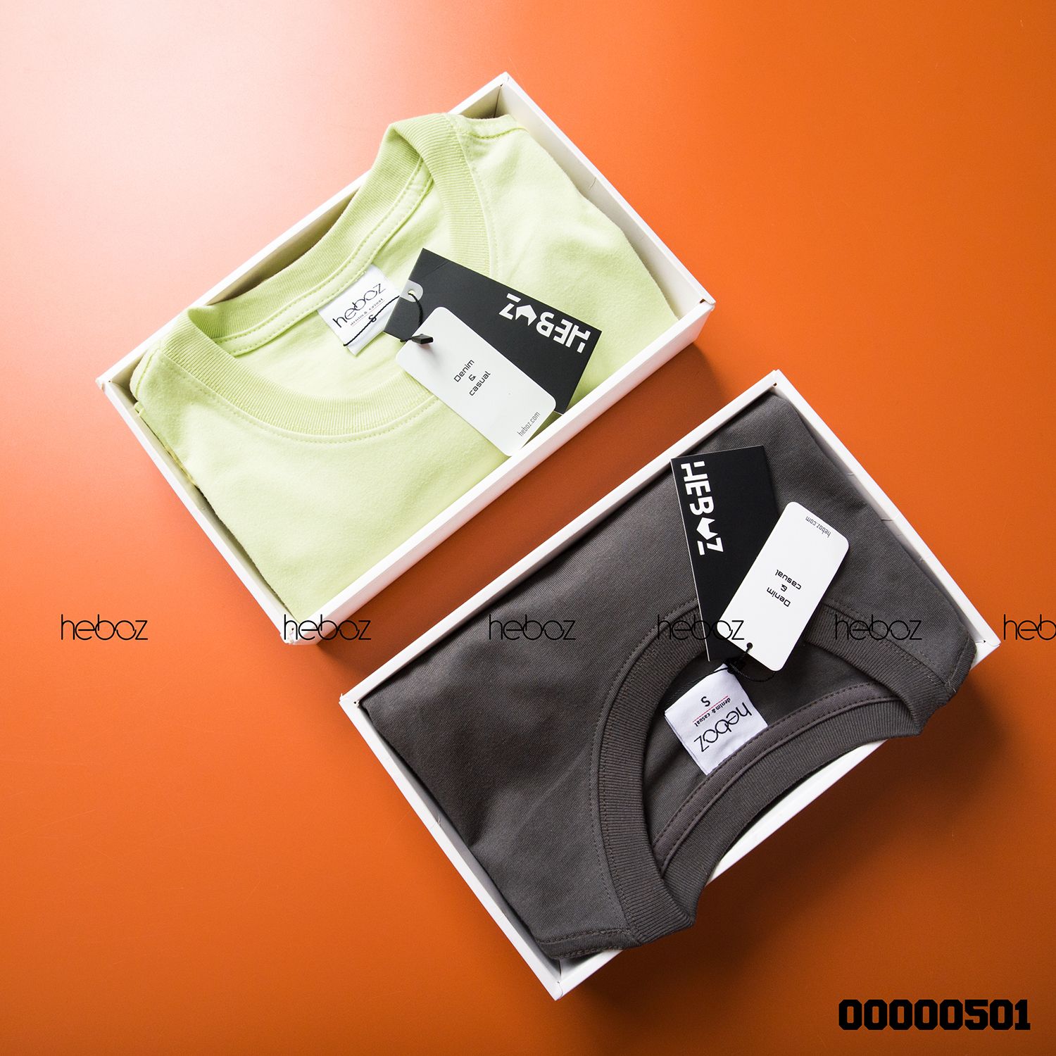 Áo thun HEBOZ trơn 5M(cotton khô)