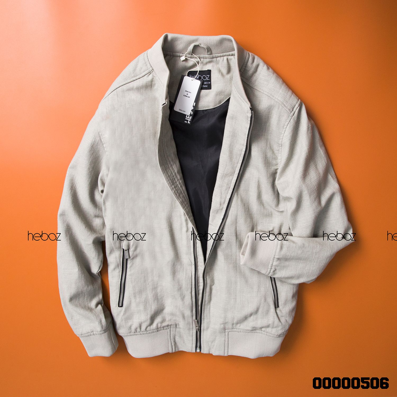 Áo bomber HB linen 3M