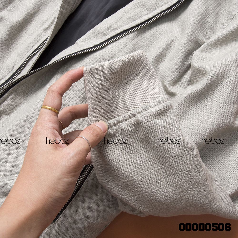 Áo bomber HB linen 3M