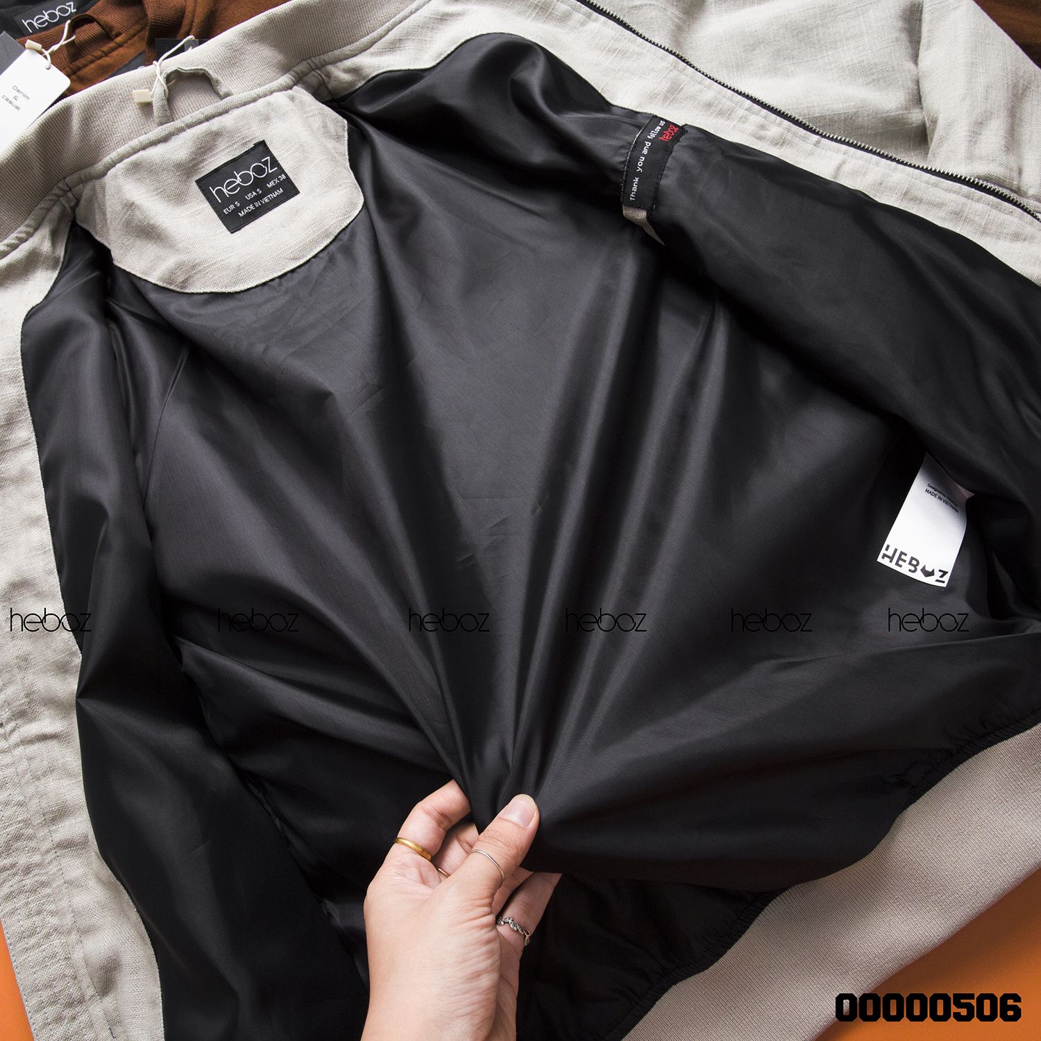 Áo bomber HB linen 3M
