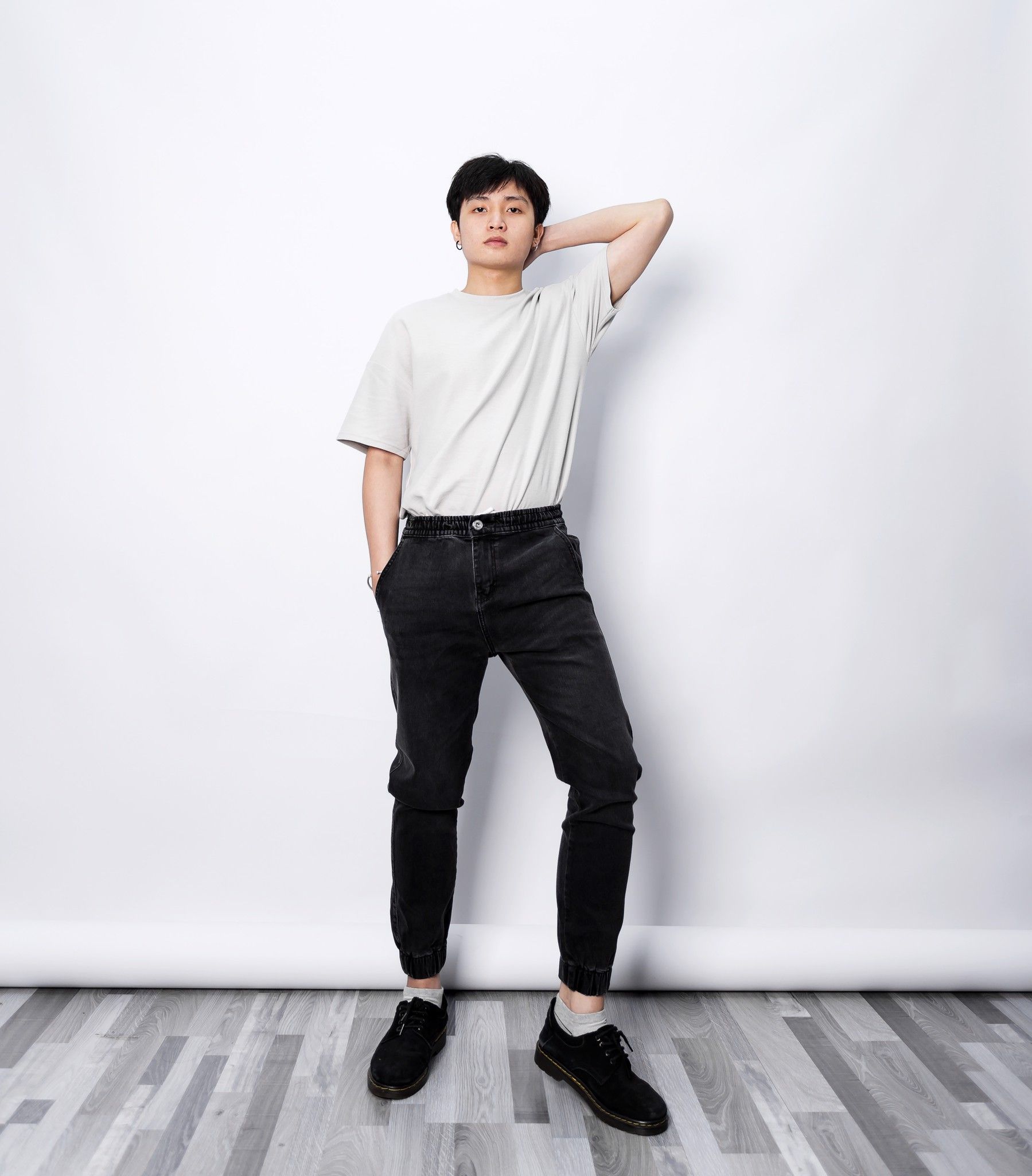 Quần jogger jean Heboz 2M
