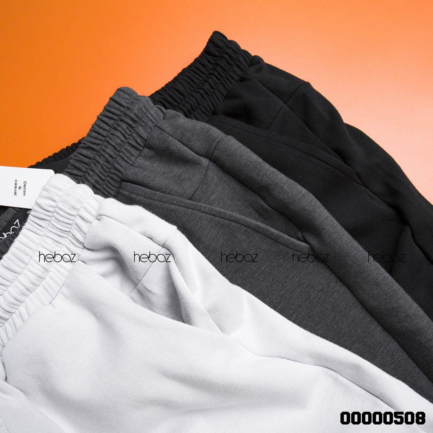 Quần jogger nỉ HEBOZ 3M