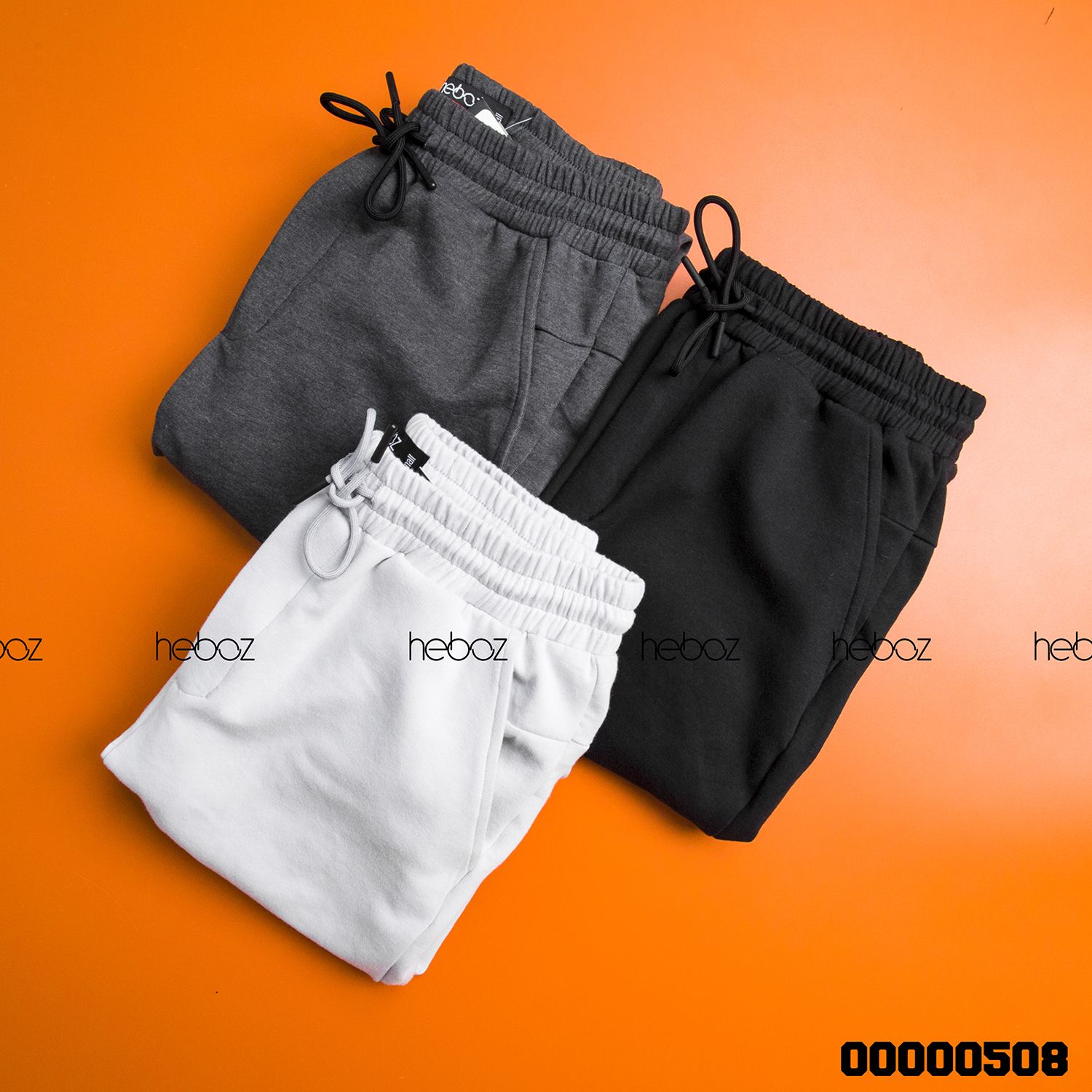 Quần jogger nỉ HEBOZ 3M