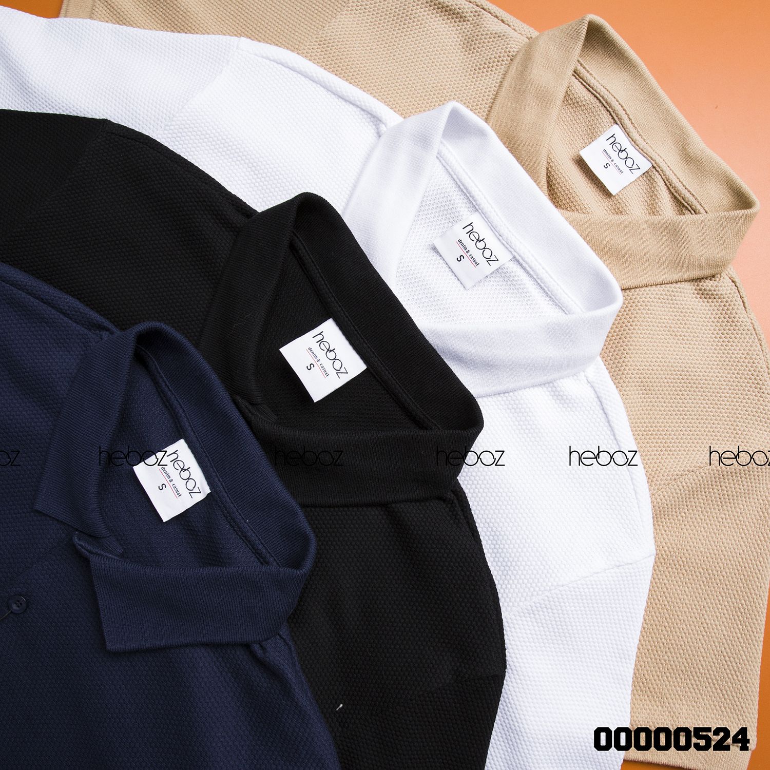 Áo polo dệt Heboz cao cấp 4M