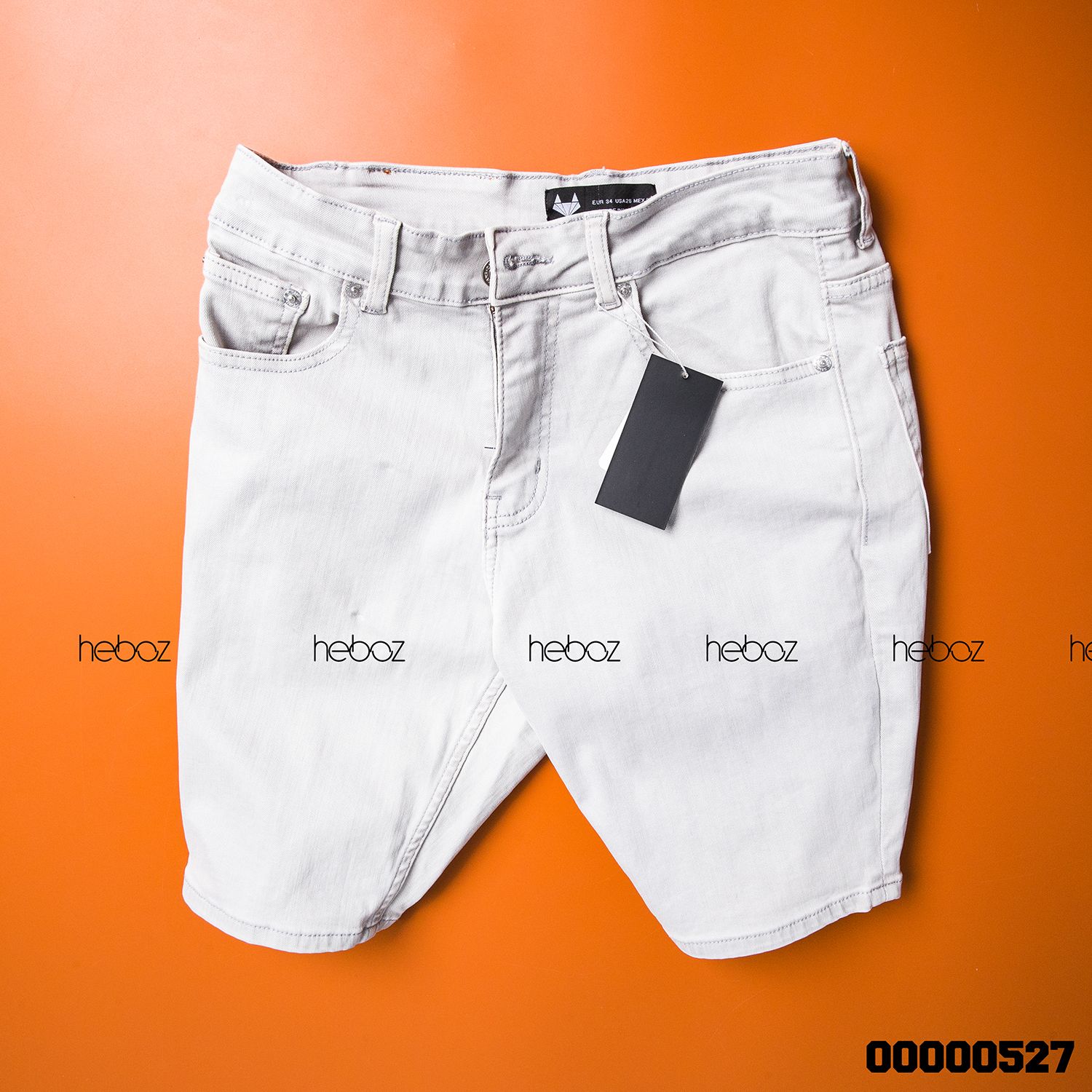 Quần short jean color Heboz 6M