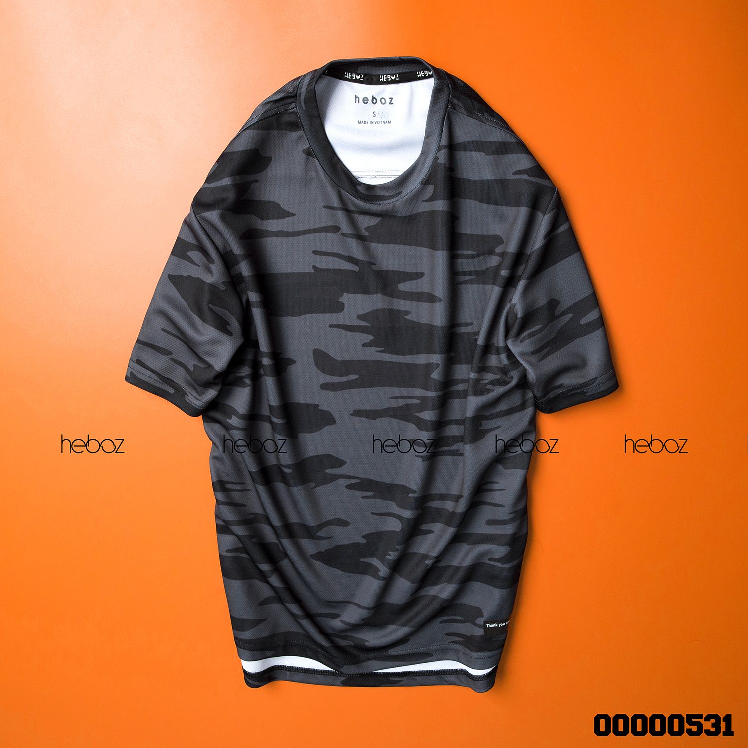 Áo thun lạnh Heboz camo 4M