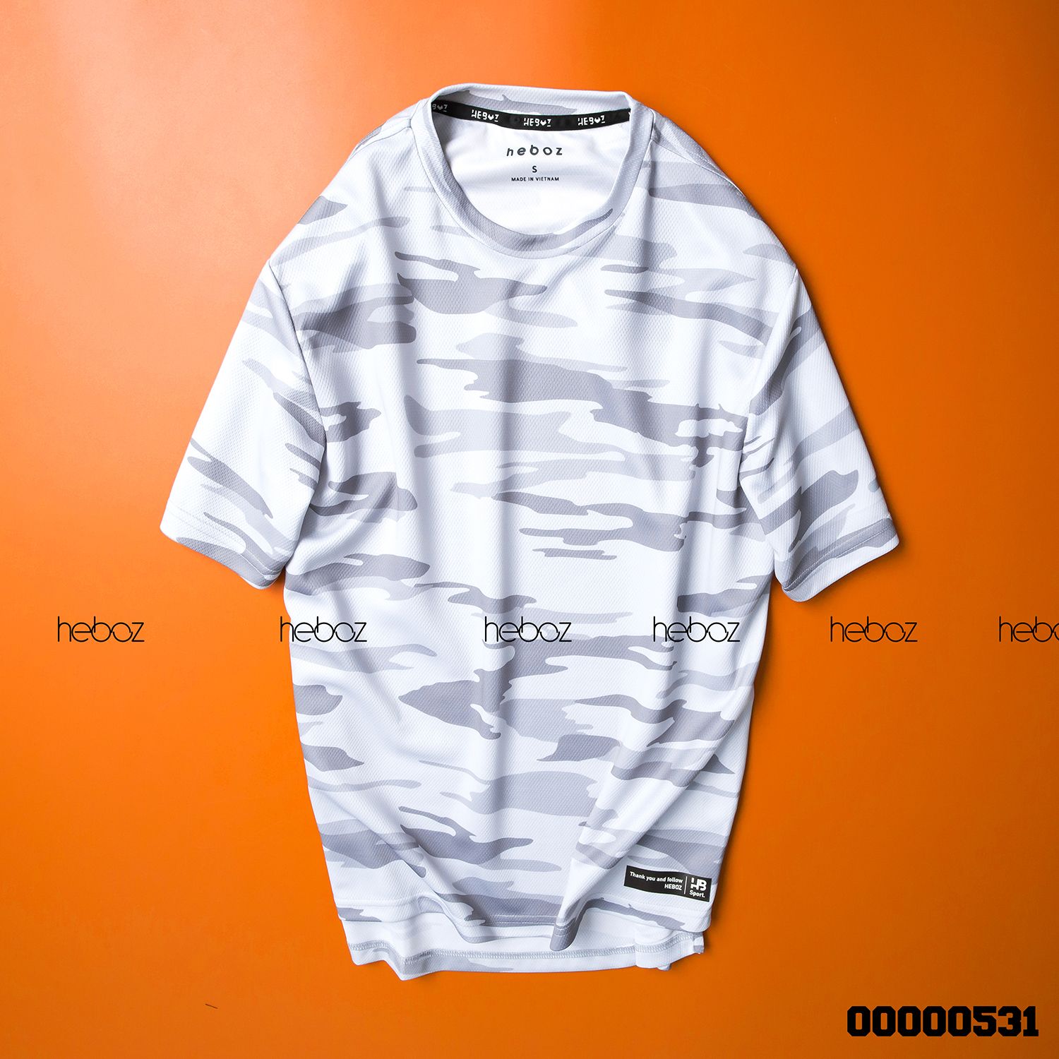 Áo thun lạnh Heboz camo 4M