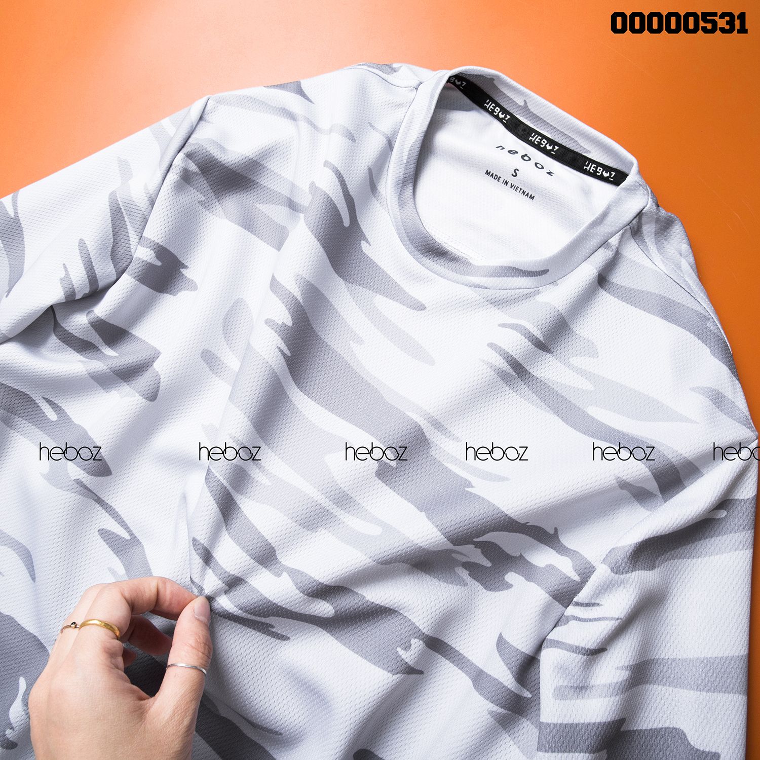 Áo thun lạnh Heboz camo 4M