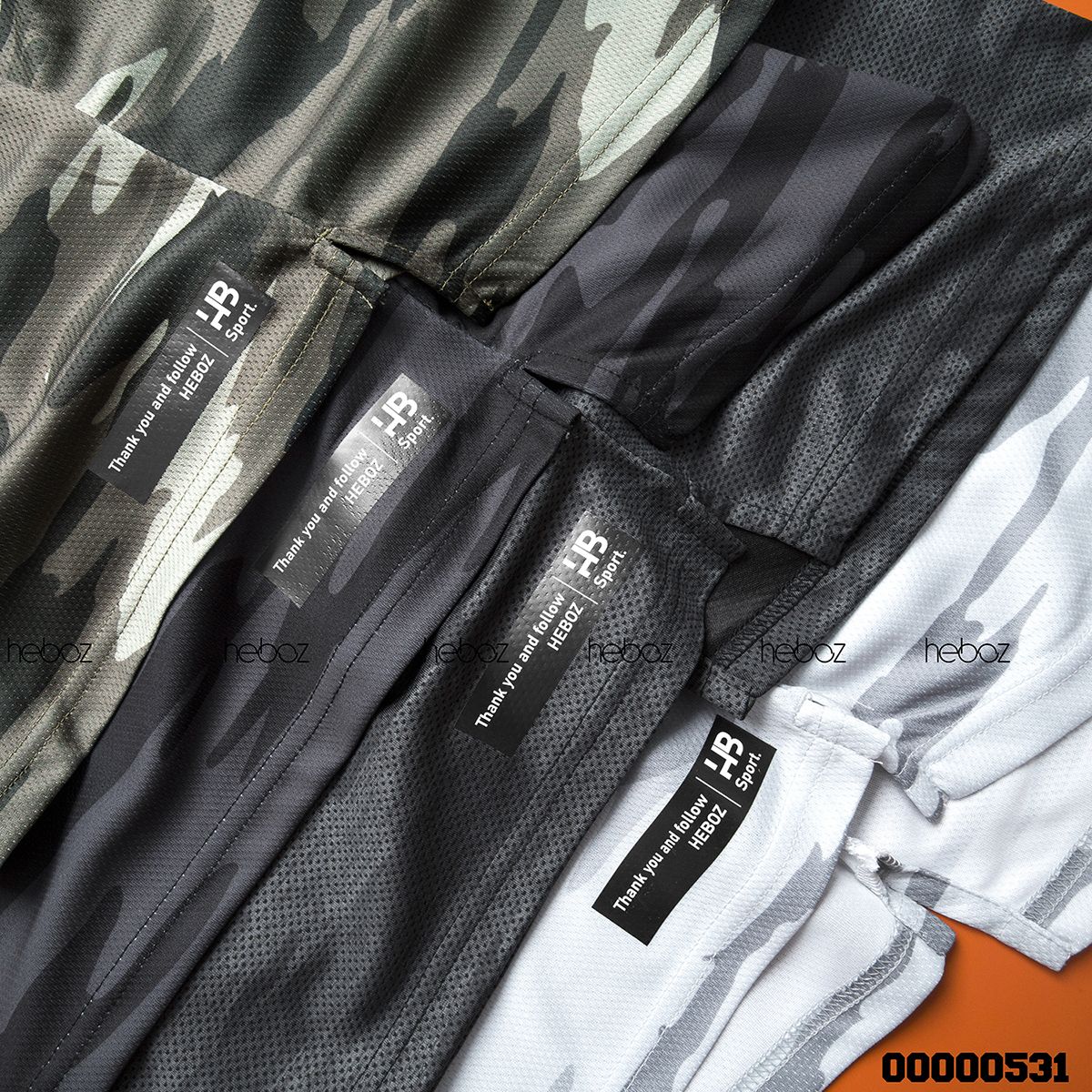 Áo thun lạnh Heboz camo 4M
