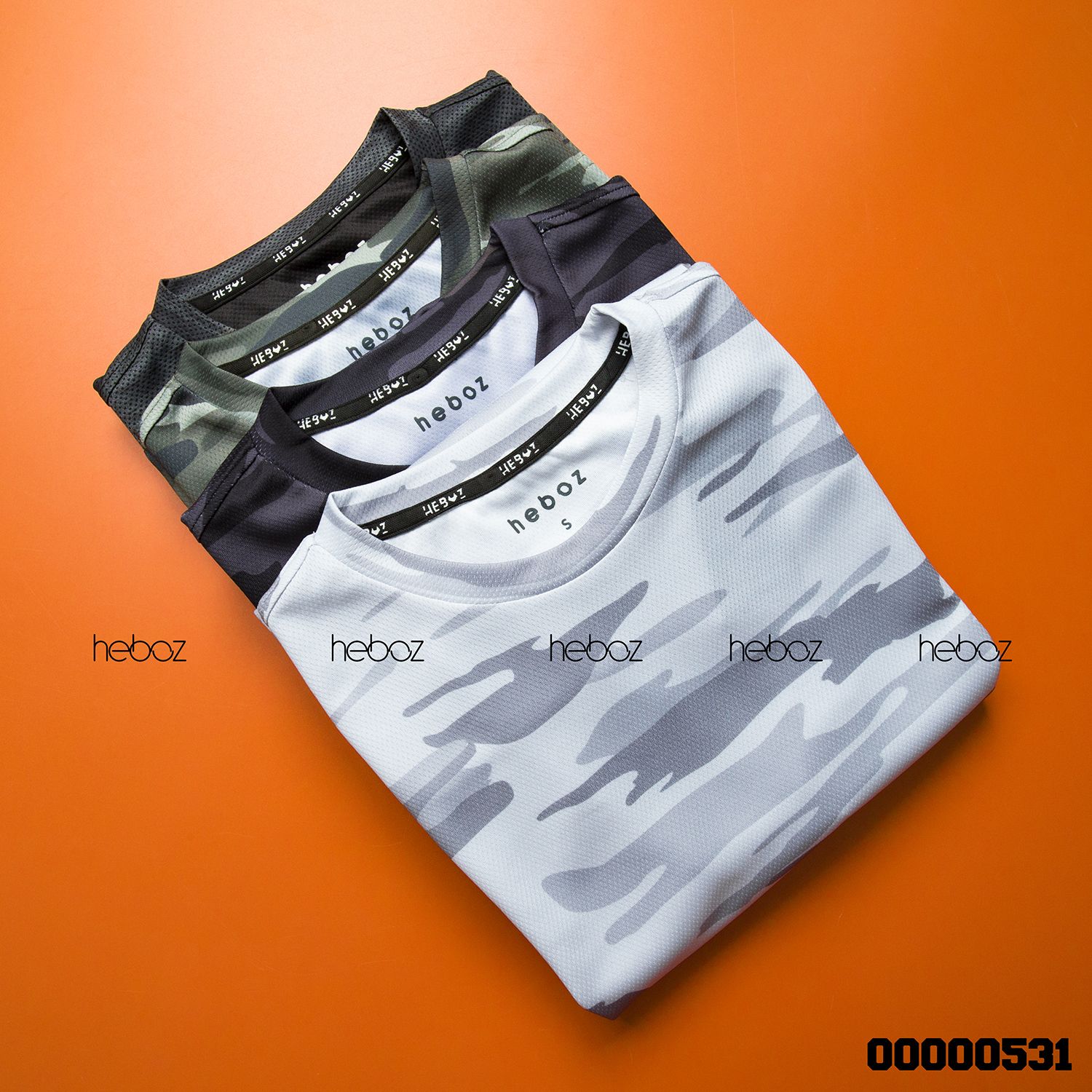 Áo thun lạnh Heboz camo 4M