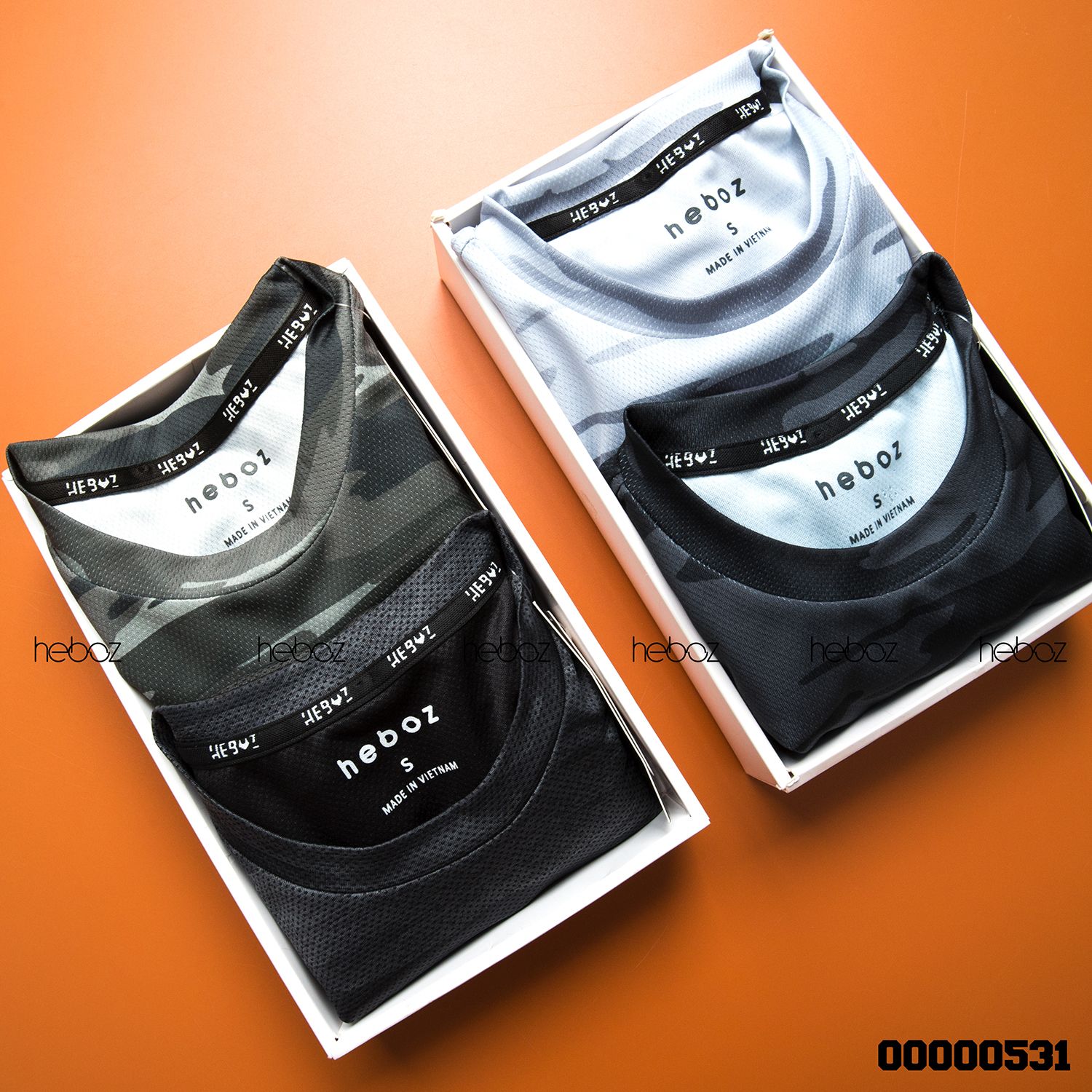 Áo thun lạnh Heboz camo 4M
