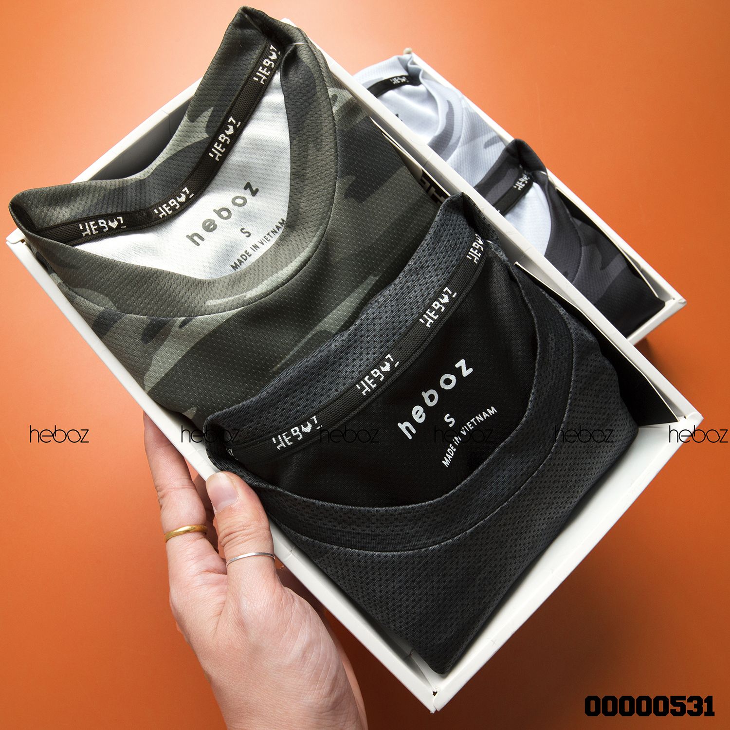 Áo thun lạnh Heboz camo 4M