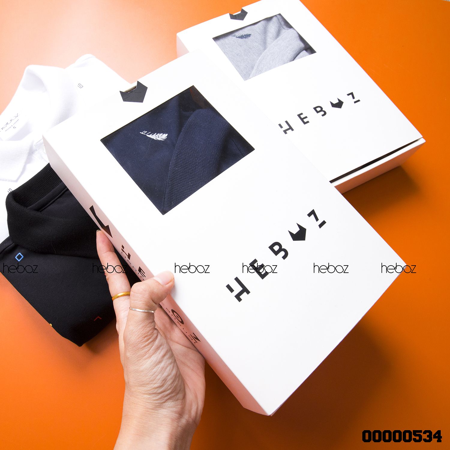 Áo polo HB họa tiết 4M - 00000534