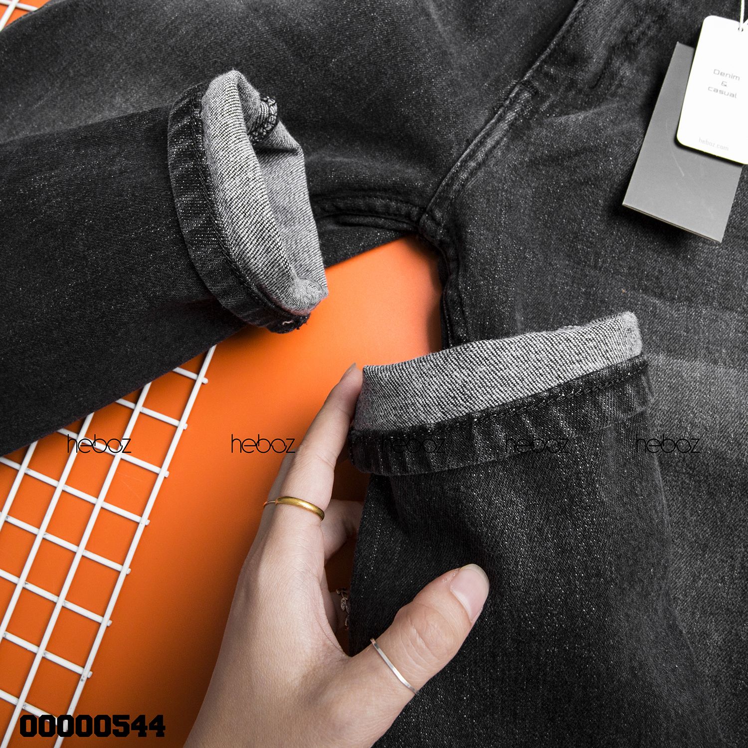Quần jean HB slim 015(rách) - 00000544