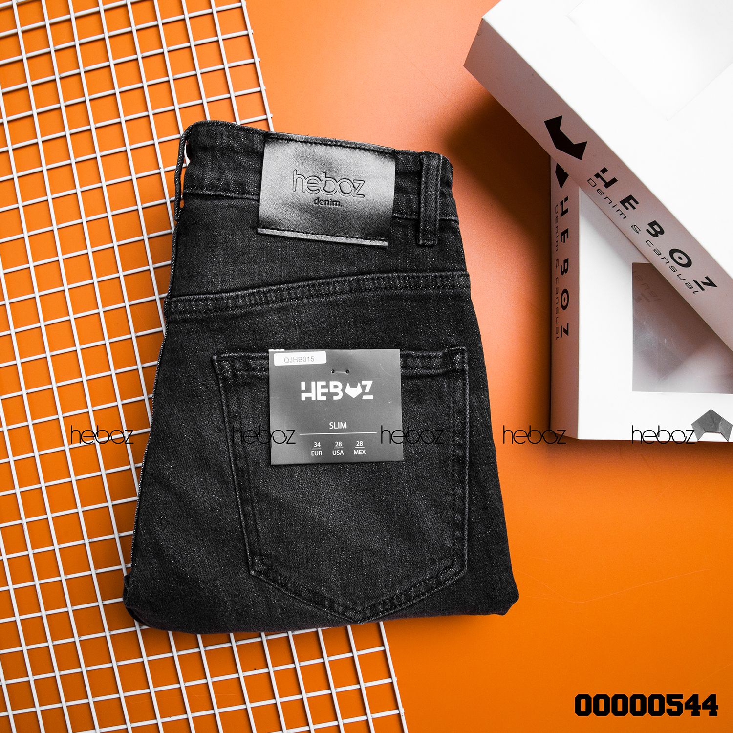 Quần jean HB slim 015(rách) - 00000544