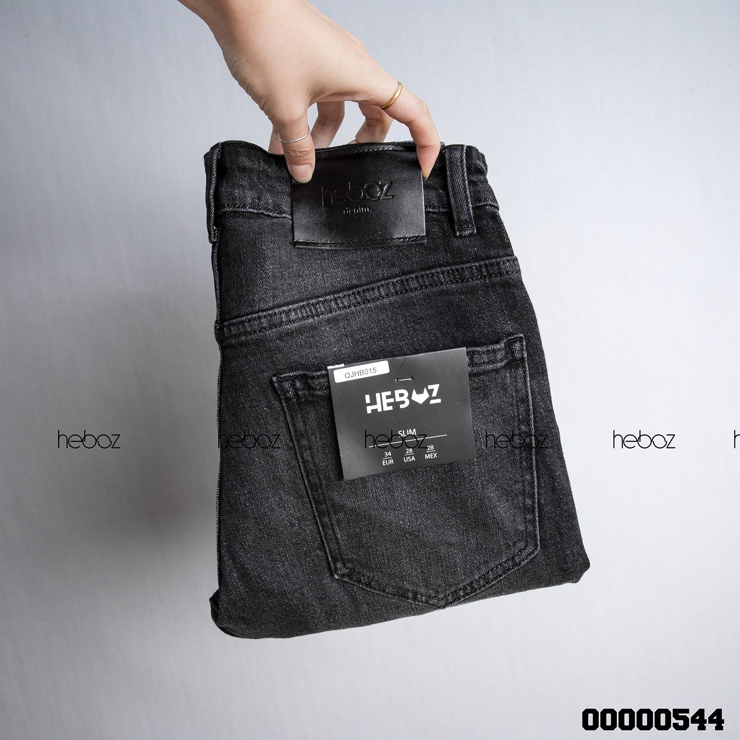 Quần jean HB slim 015(rách) - 00000544
