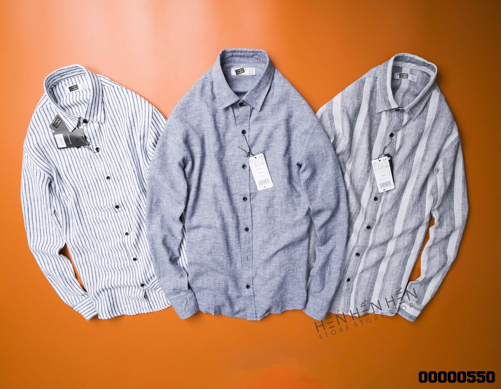 Áo sơ mi MG linen 3M