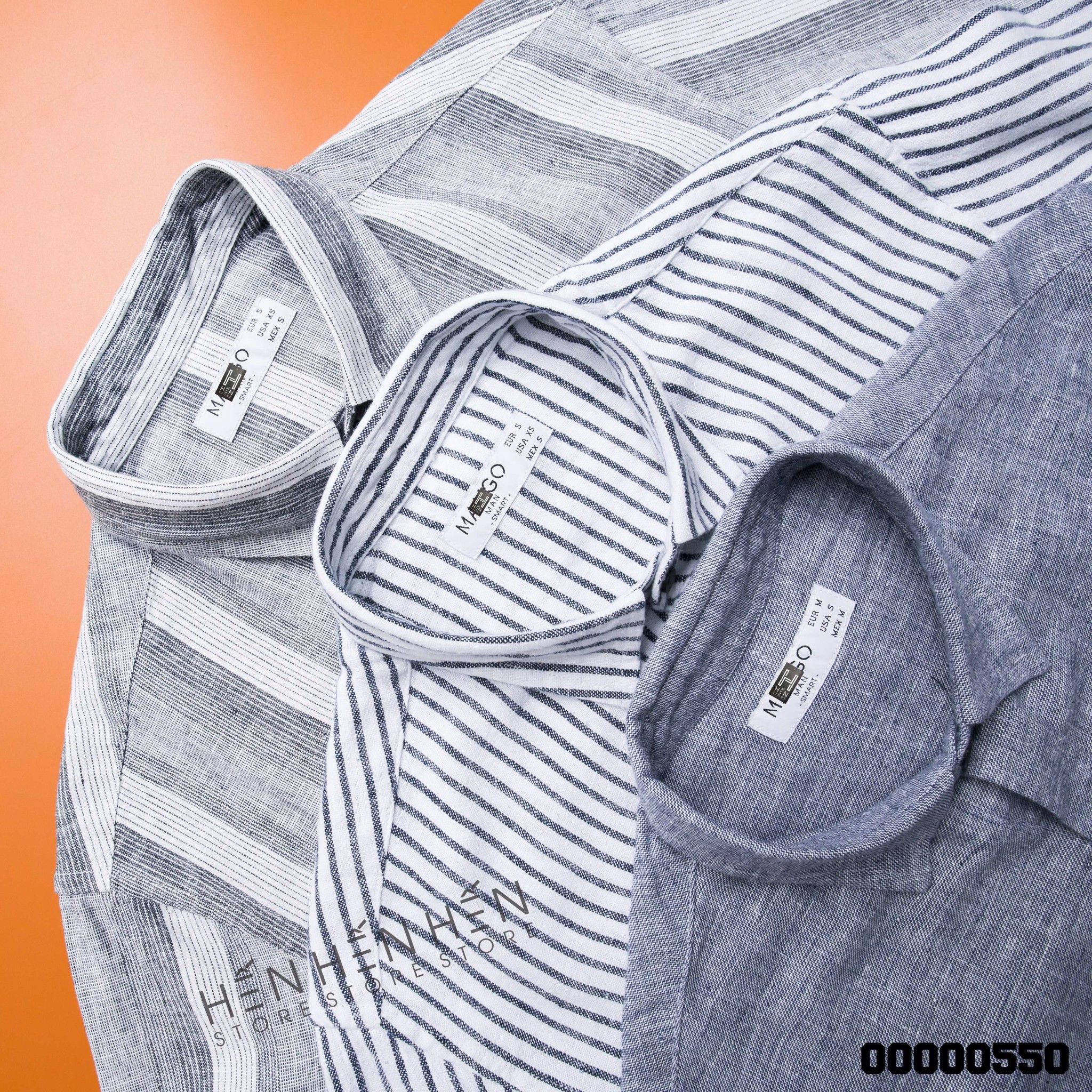 Áo sơ mi MG linen 3M