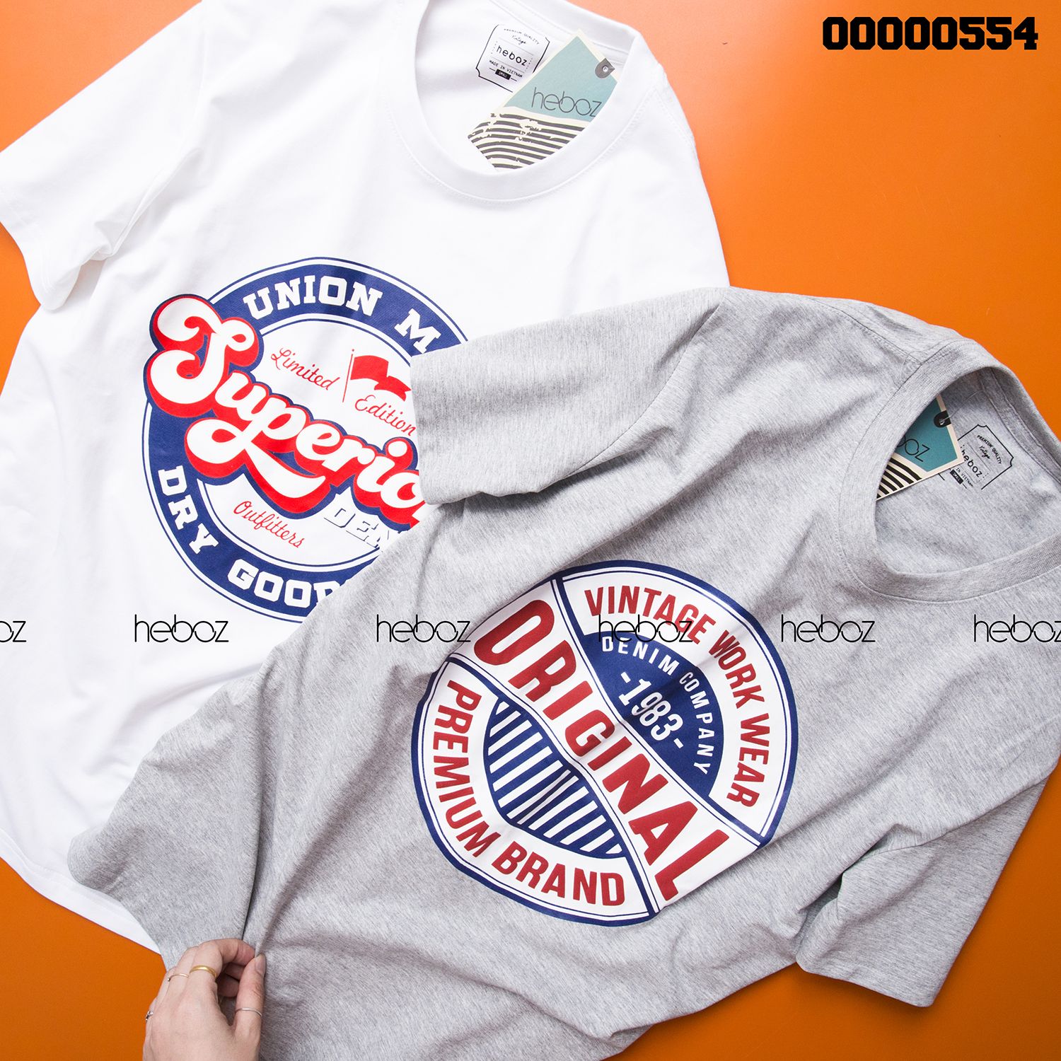 Áo thun HB chữ hình 7M