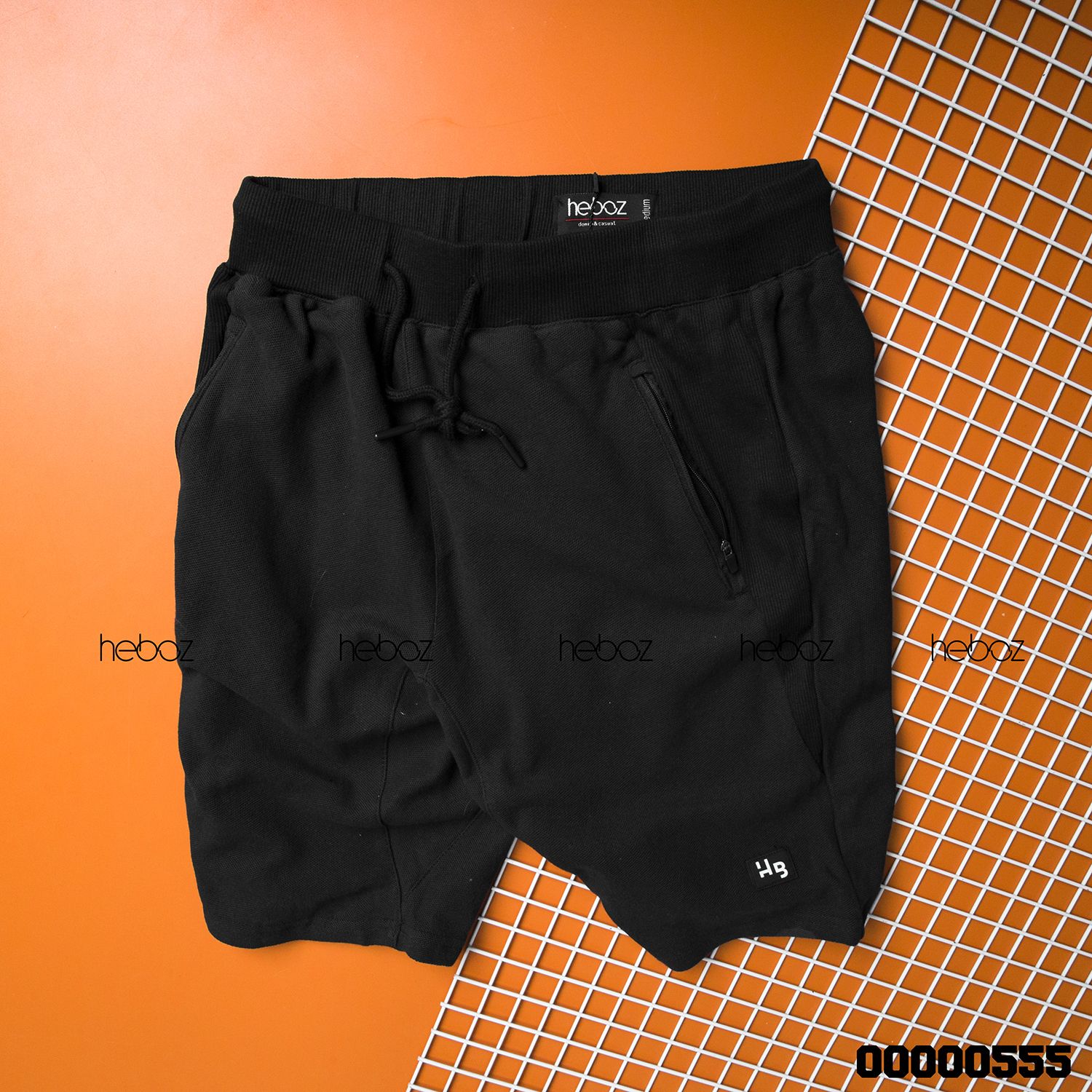Quần short nỉ Heboz logo 4M