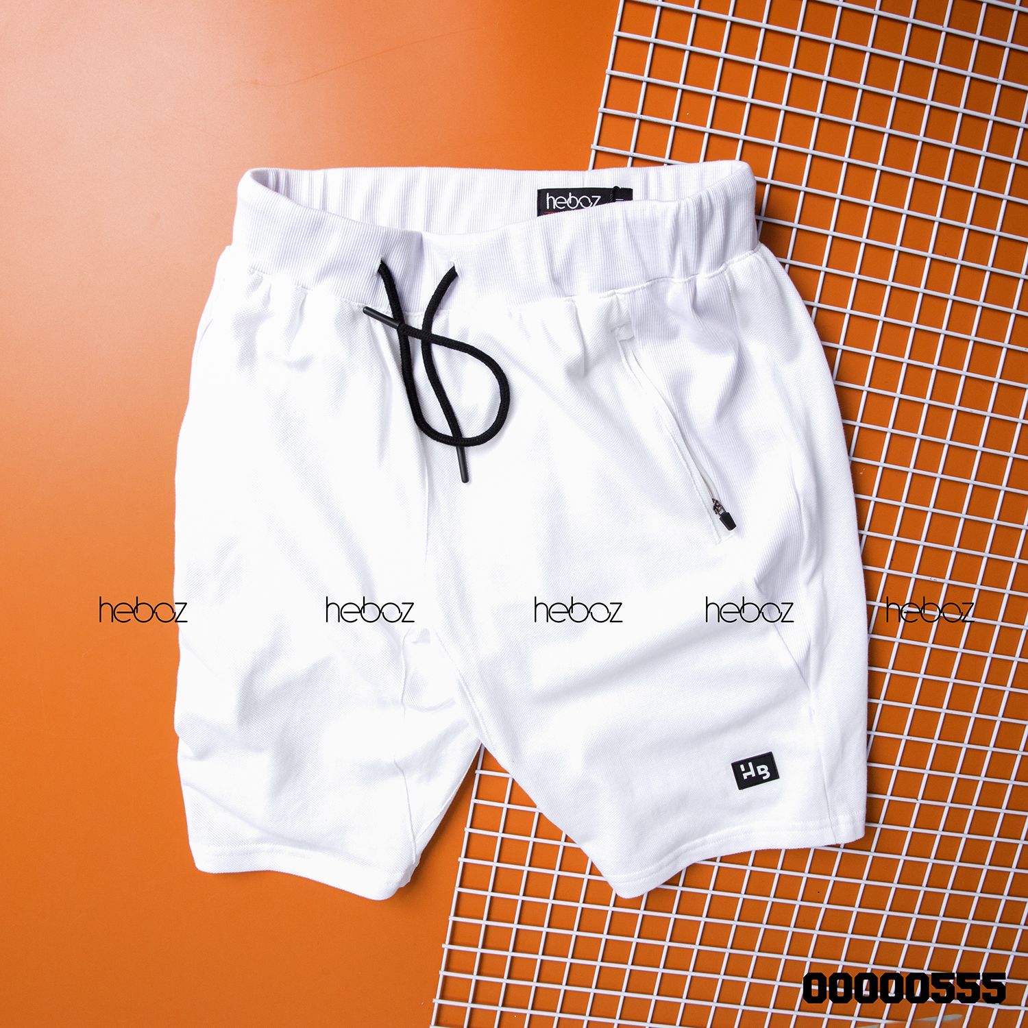 Quần short nỉ Heboz logo 4M
