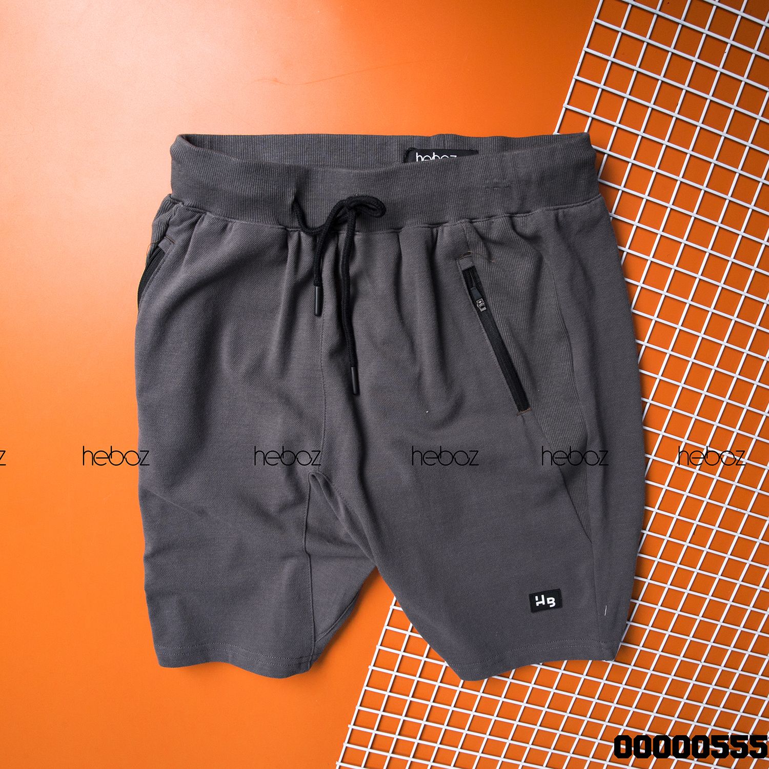 Quần short nỉ Heboz logo 4M