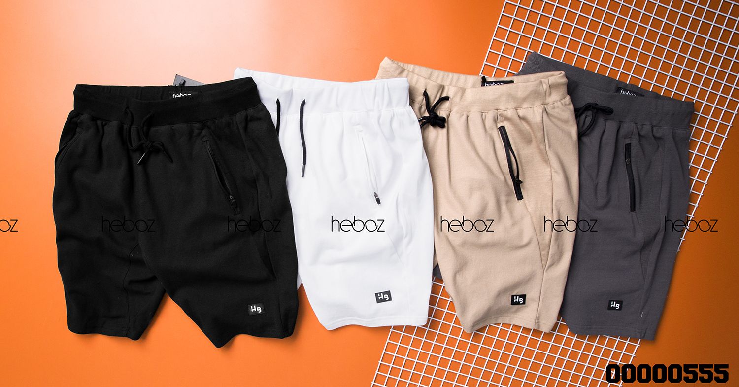 Quần short nỉ Heboz logo 4M