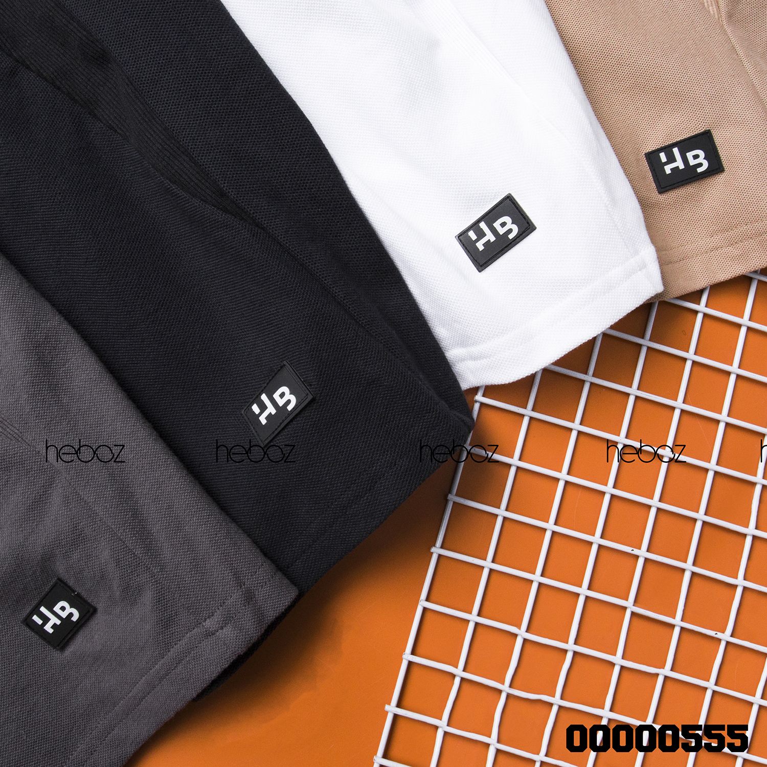 Quần short nỉ Heboz logo 4M