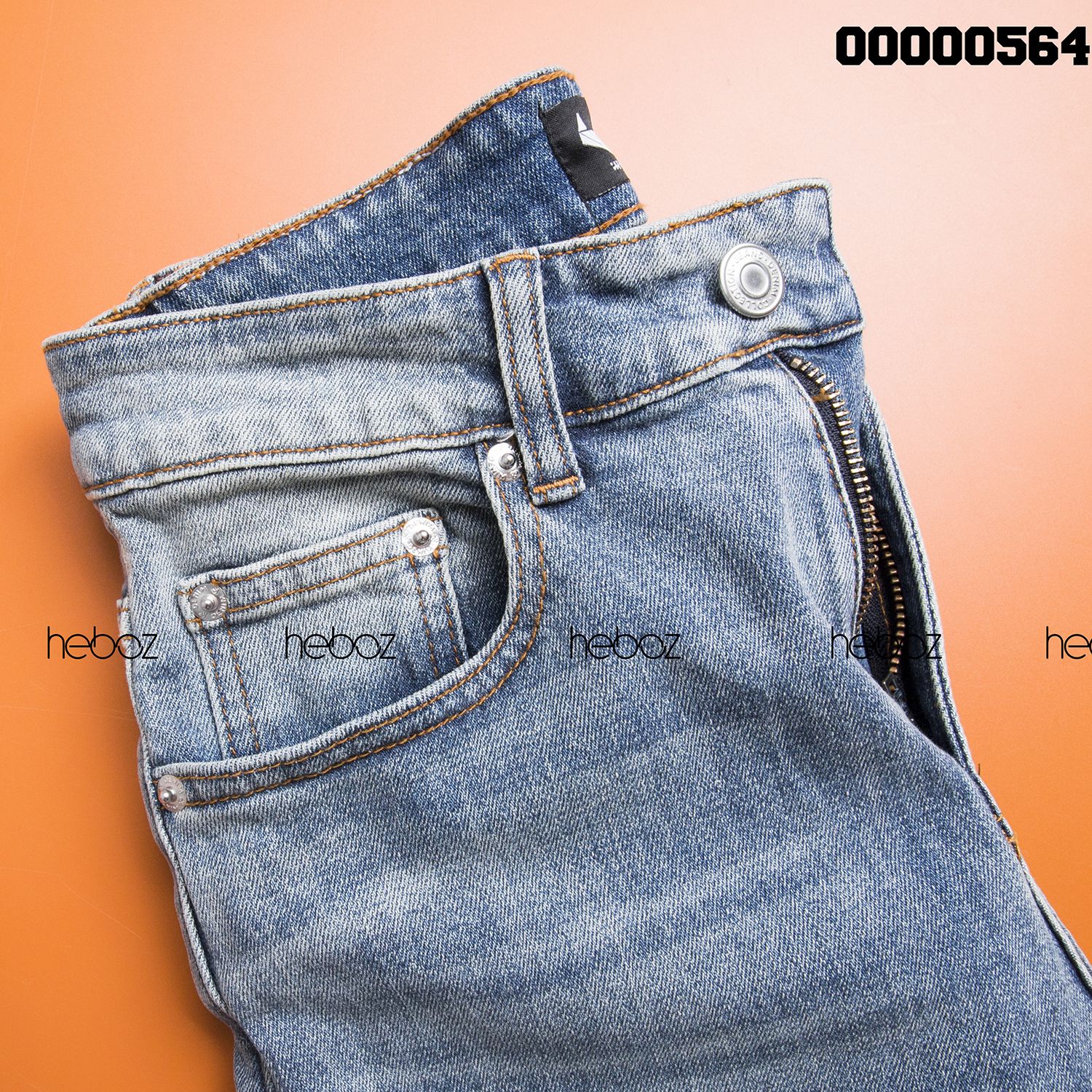 Quần jean Heboz slim 018(rách) - 00000564