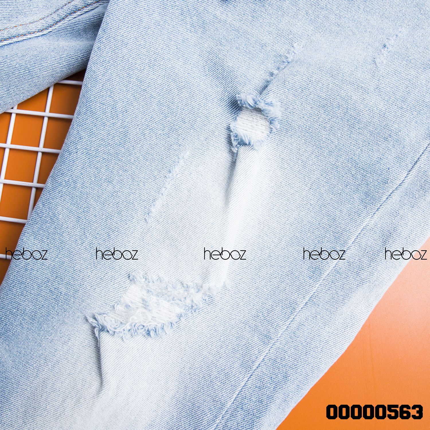Quần jean HB slim 017(rách)