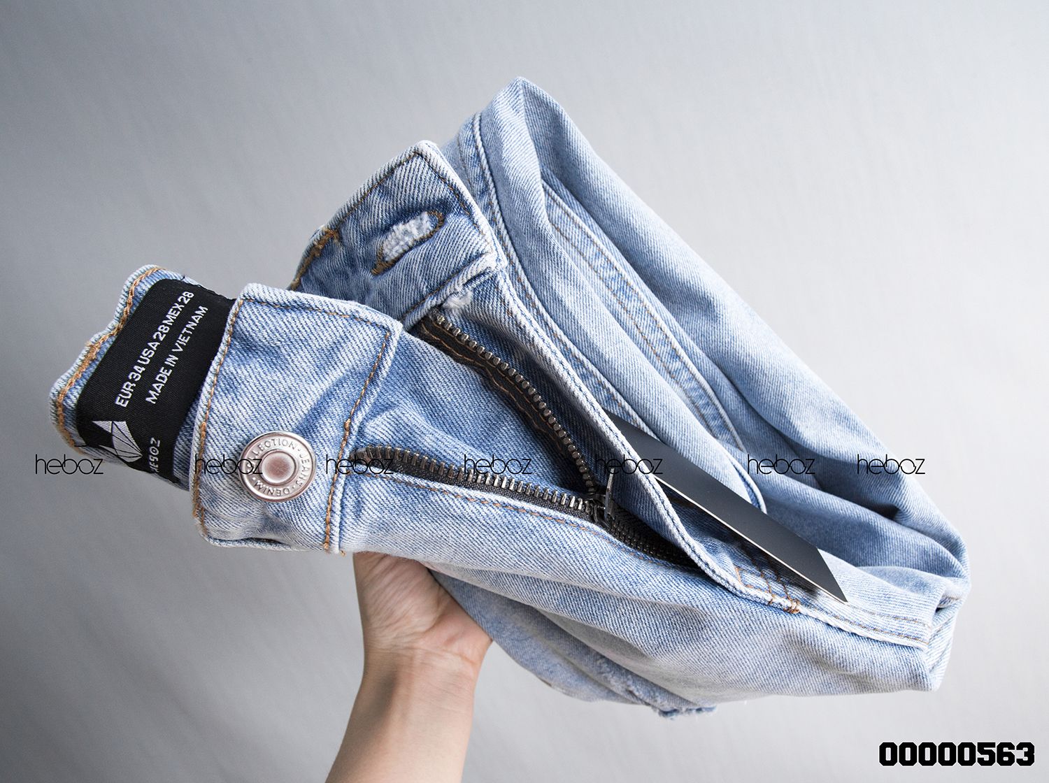 Quần jean HB slim 017(rách)