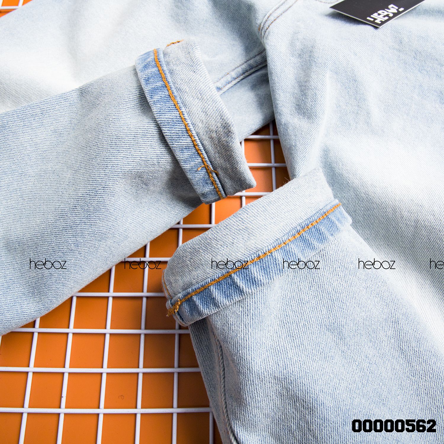 Quần jean HEBOZ slim 016(rách)