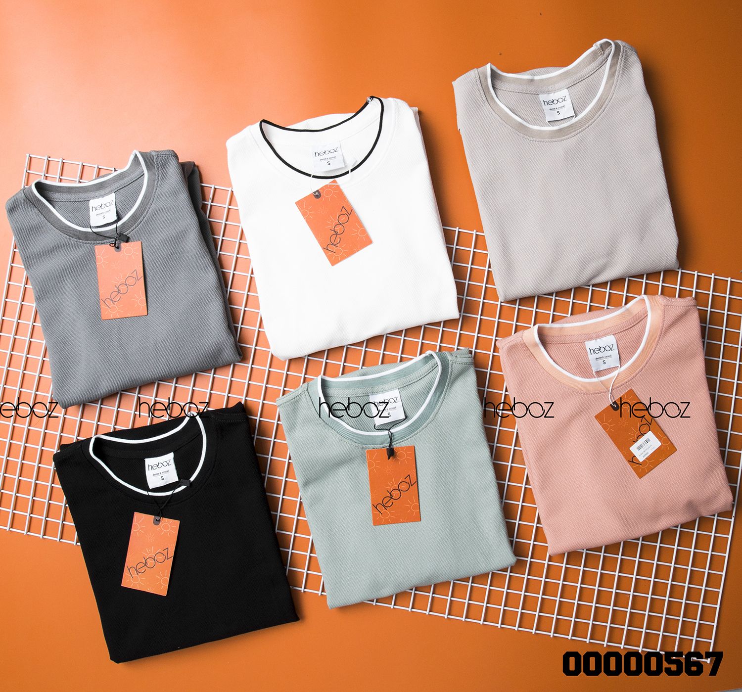 Áo thun dệt HB phối 6M