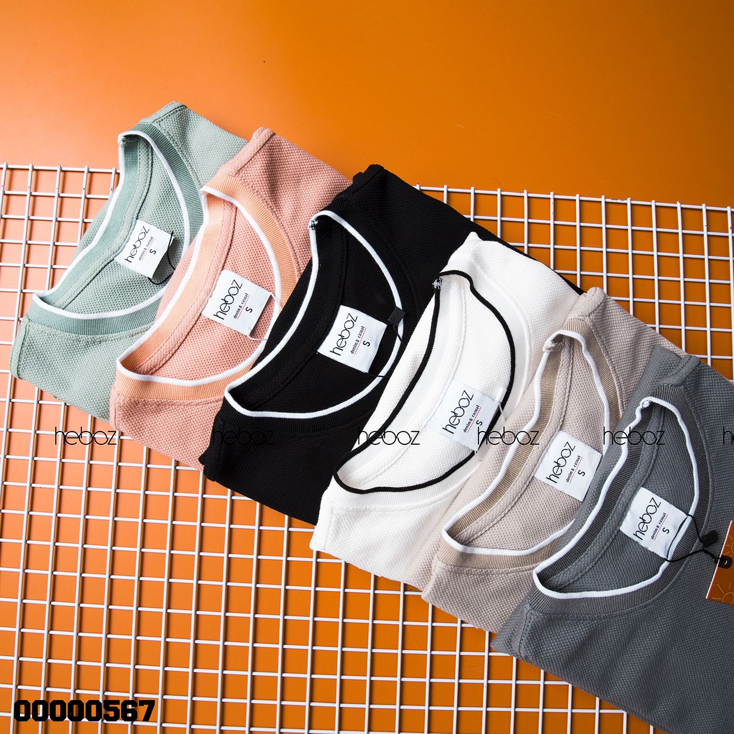 Áo thun dệt HB phối 6M