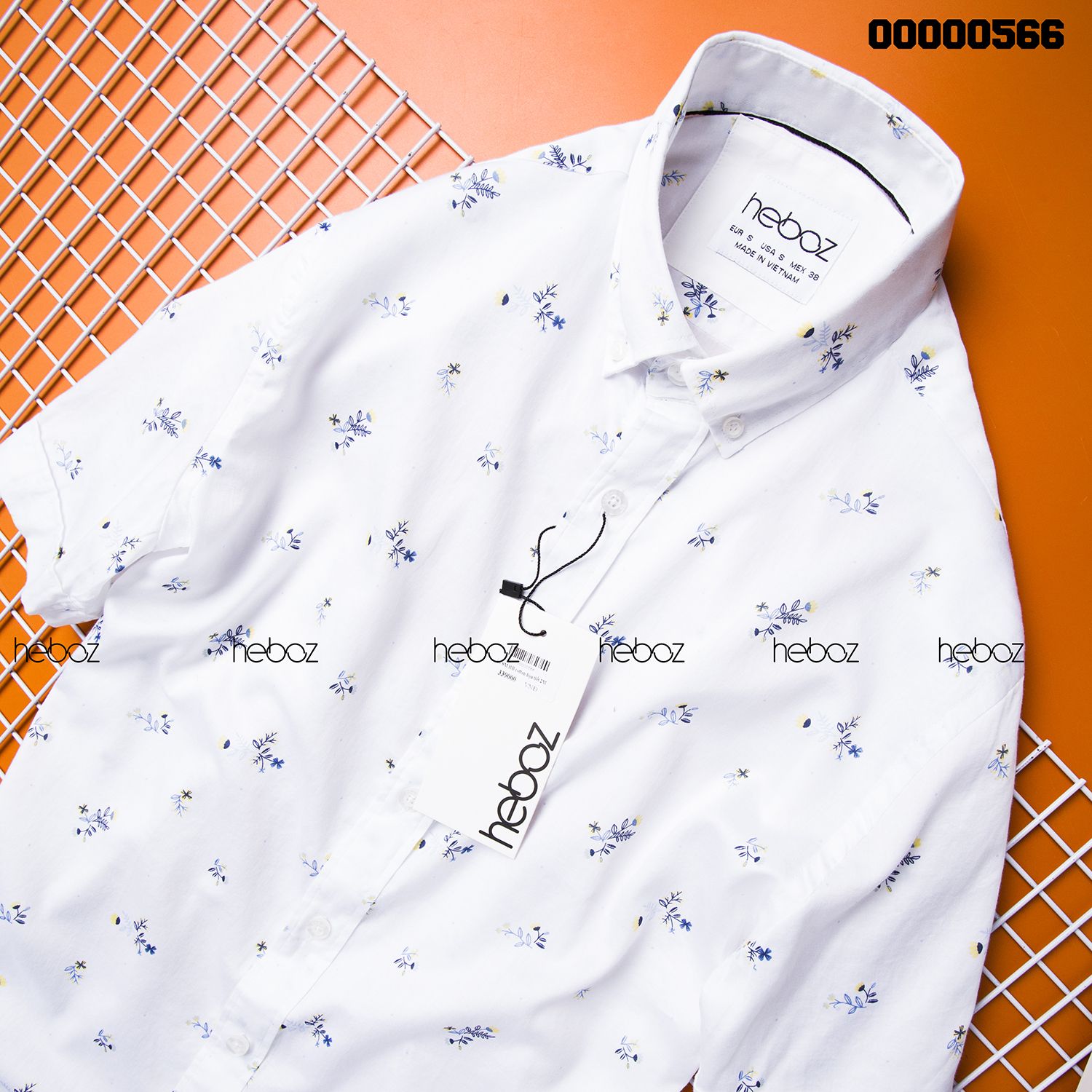 Áo SM HB cotton họa tiết 2M