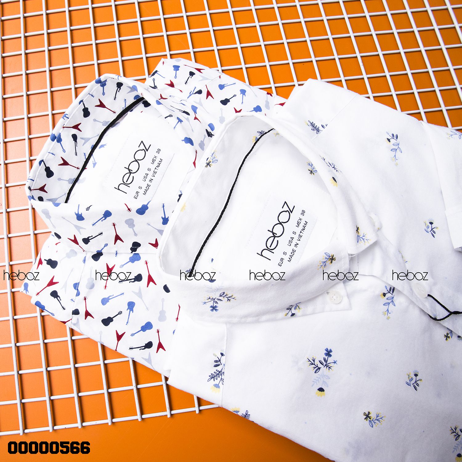Áo SM HB cotton họa tiết 2M